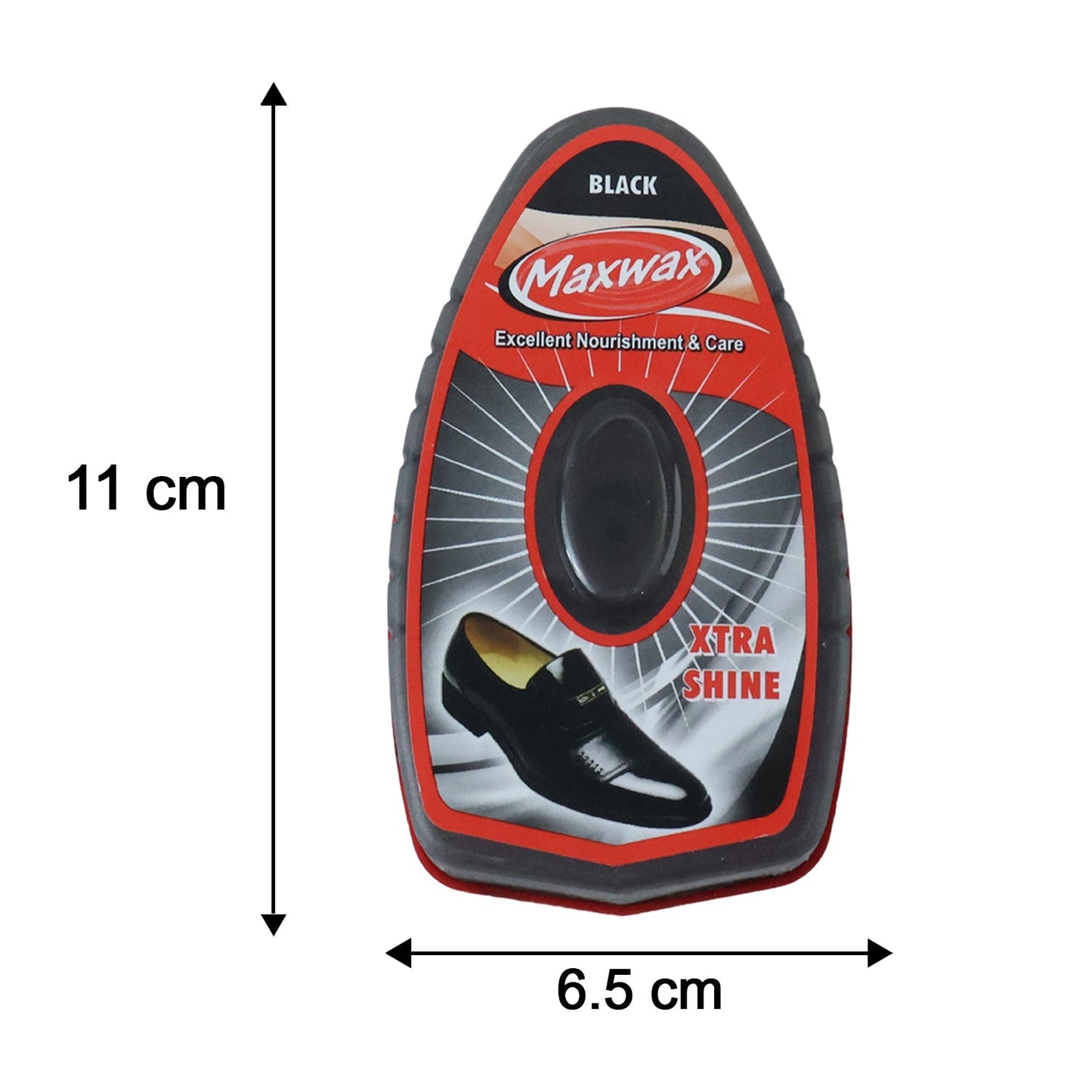 Maxwax Black Instant Shoe Shiner (1 Pc, 7 ML)