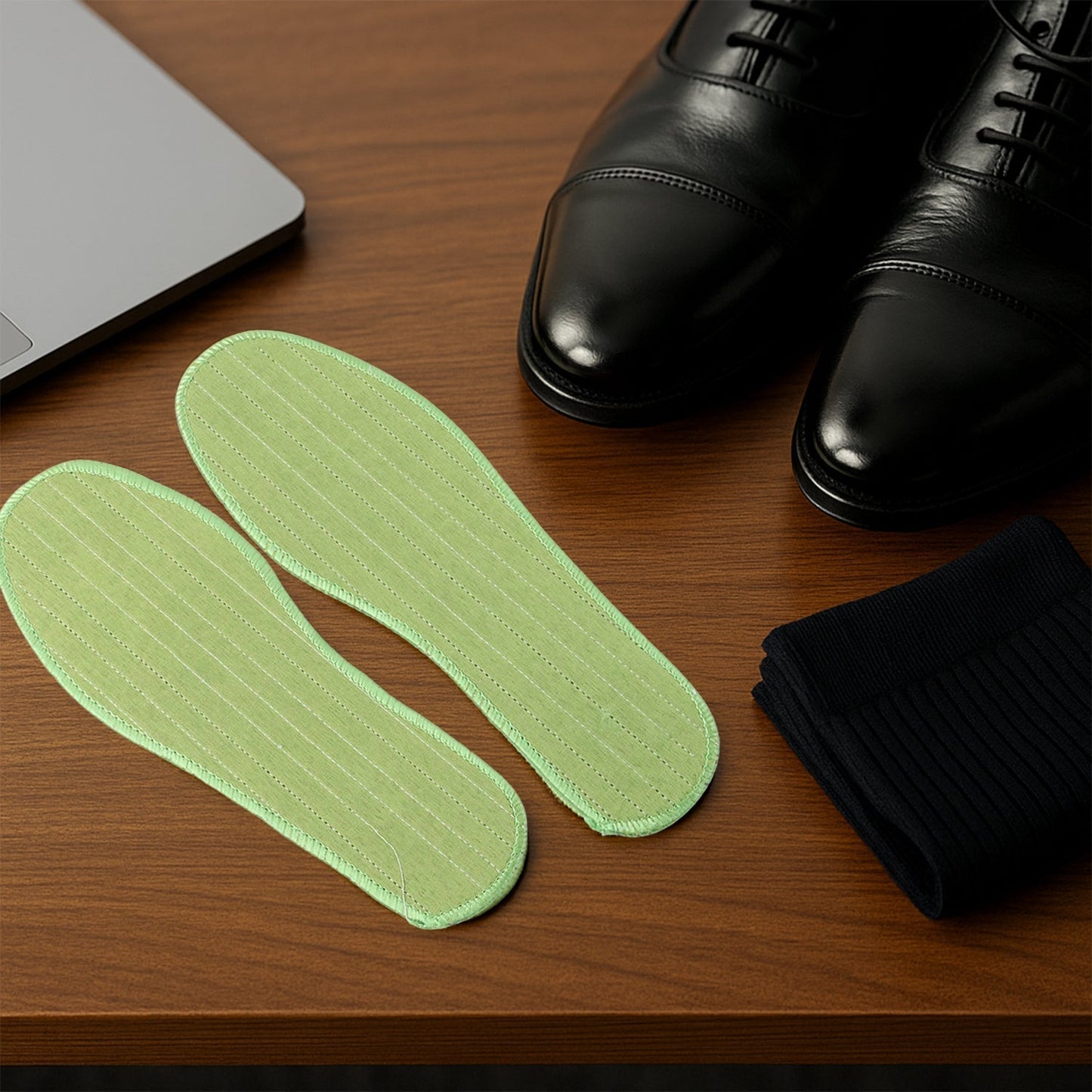 Premium Comfort Shoe Insoles for Daily Foot Support Size 39 (1 Pair / Mix Design)