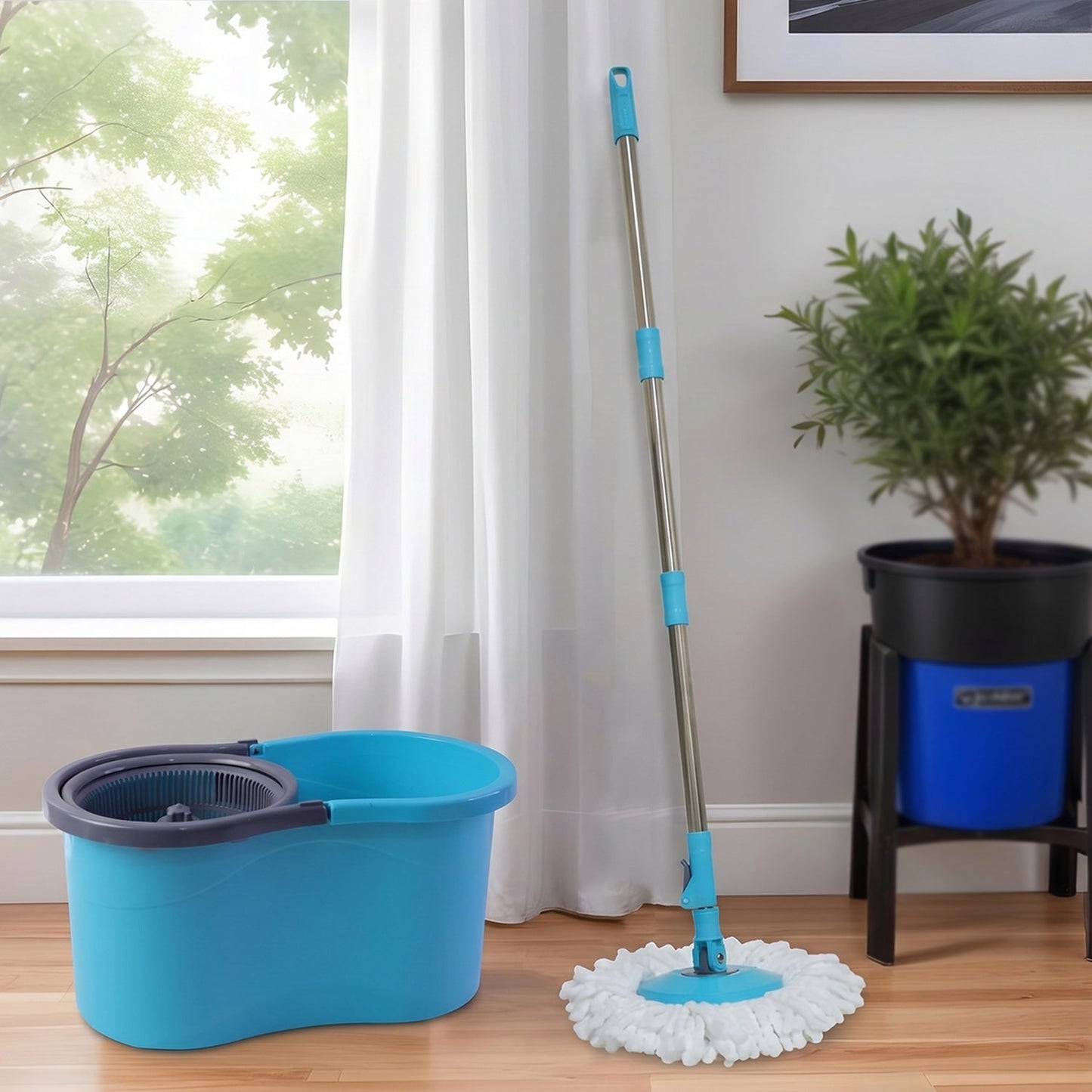 Top House 360 Cleaning Spin Mop Bucker Set at Just Rs.470