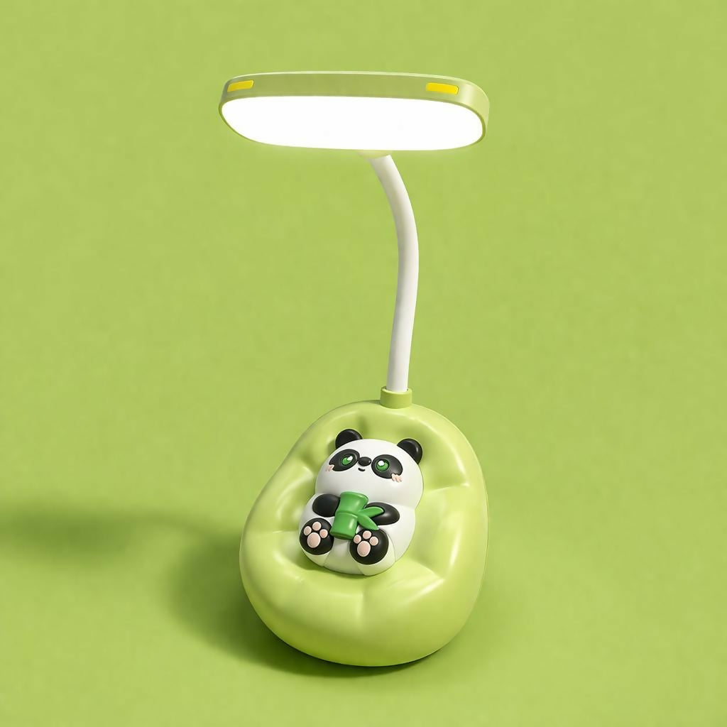 Panda LED Desk Lamp with Flexible Neck for Study & Bedroom