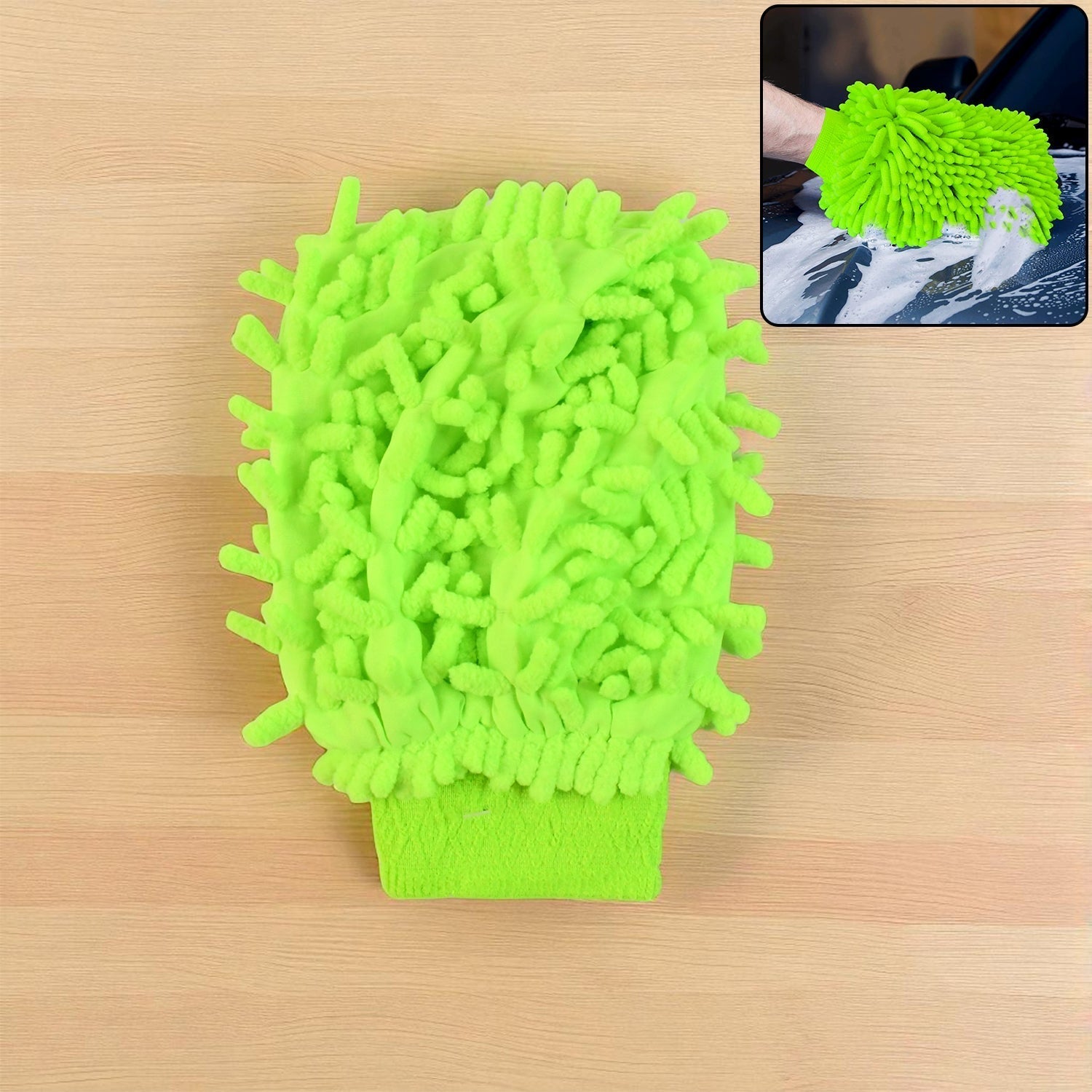 Microfiber Car Wash Glove Mitt For Car,Bike,Home & Surface