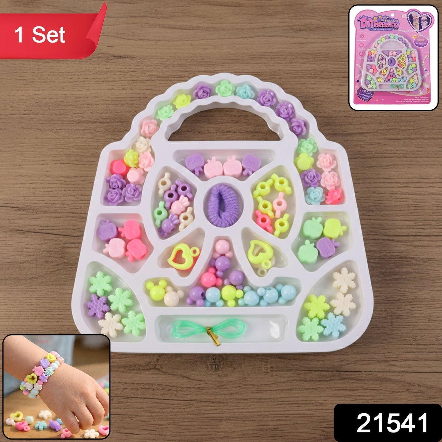 DIY Fashion Beading Jewellery Making Kit (1 Set)