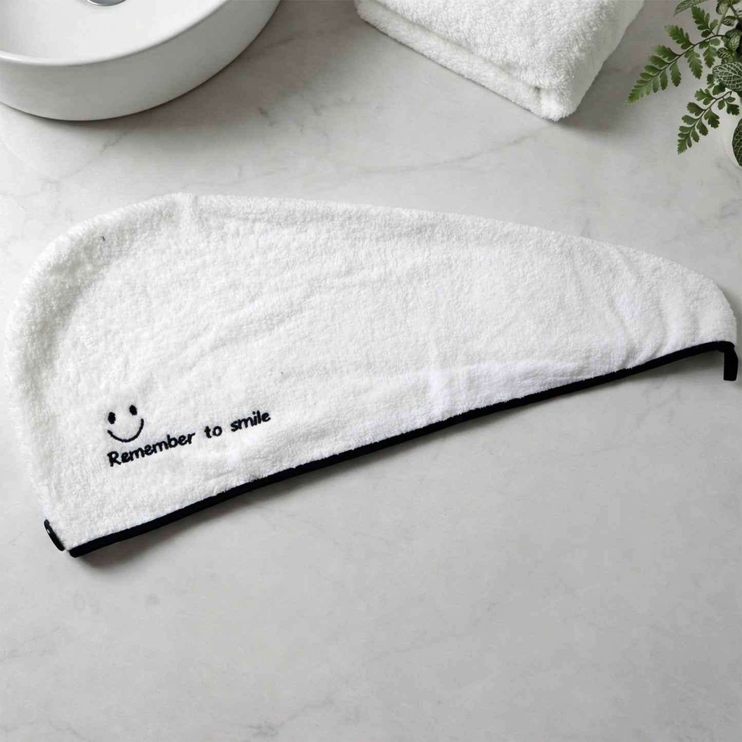 Super Absorbent Microfiber Hair Drying Towel Wrap (1 Pc)