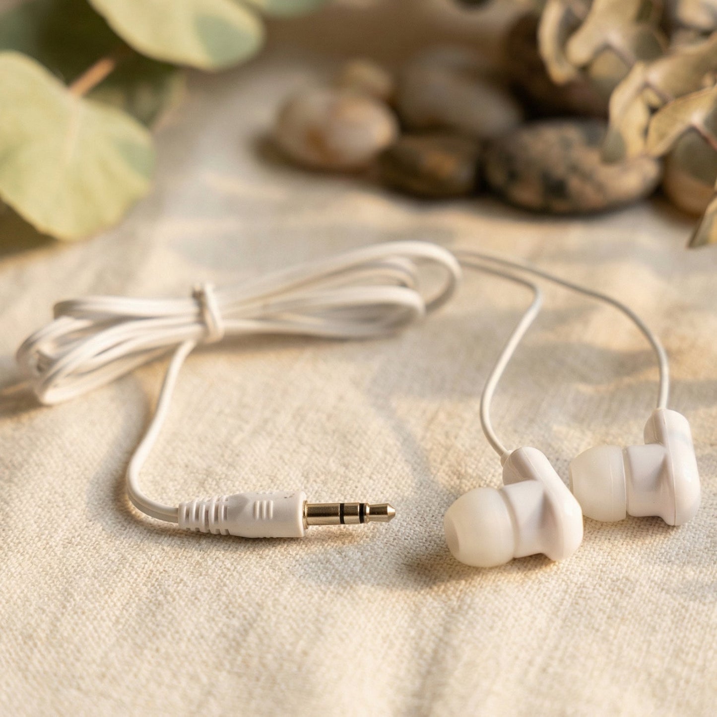 Premium Wired Earphone with Zipper Carry Case Set (1 Set)