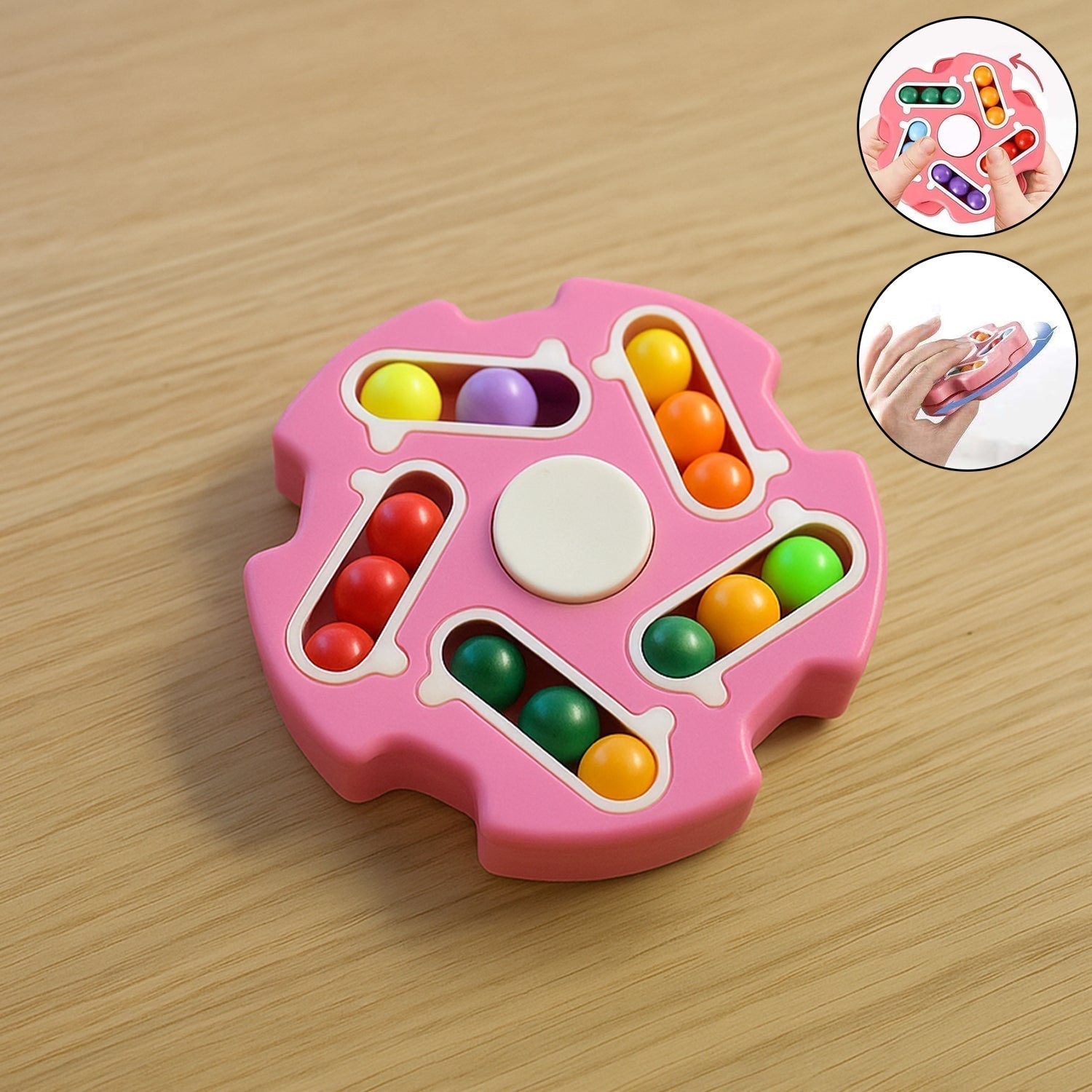 Fidget Magic Cube Spinner Toy â€“ Multi-Track Finger Puzzle
