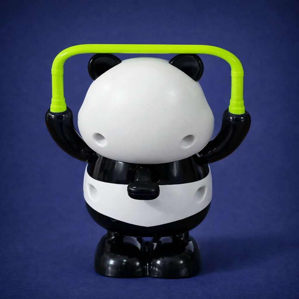 Wind-Up Jumping Panda Toy with Moving Arms for Kids