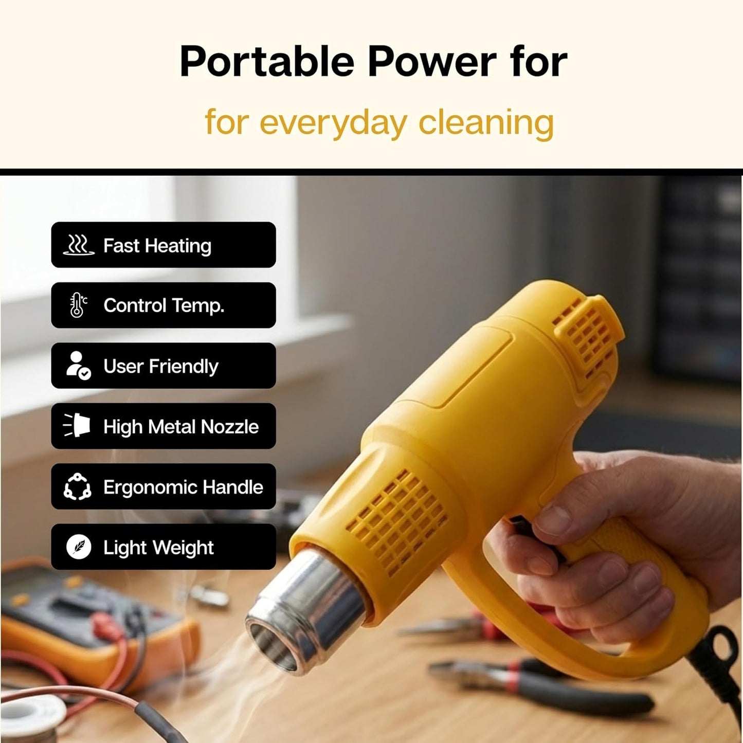Amber Heat Gun AMHG2000 2000W 1 Pc