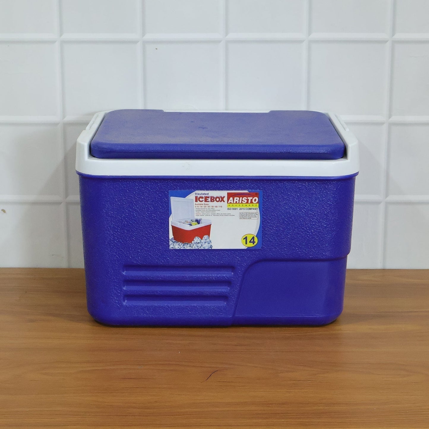 Compact Insulated Ice Box Cooler (1 Pc, 14 Ltr, 35x24 Cm)