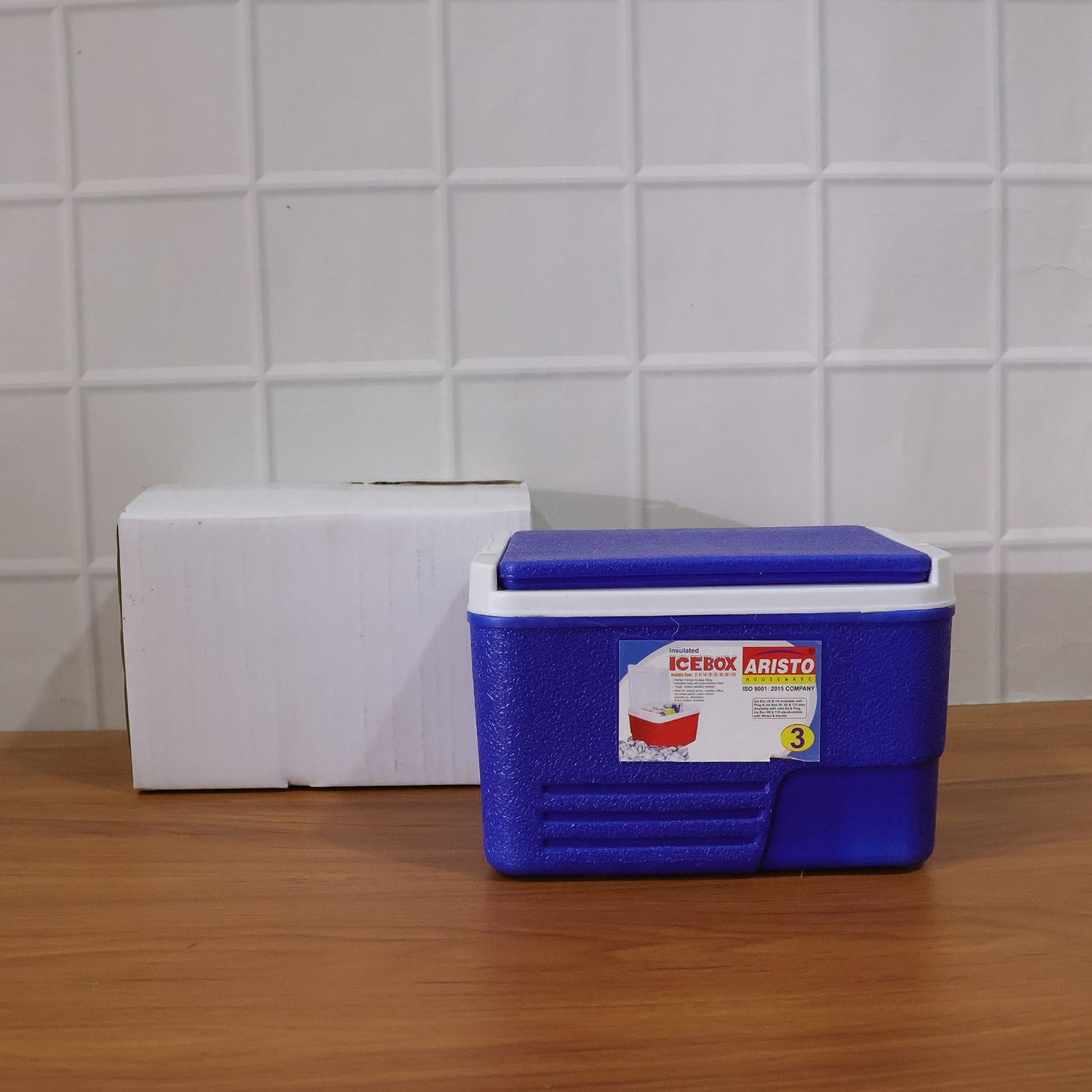 Heavy Duty Insulated Ice Box (1 Pc, Blue / 3Ltr)