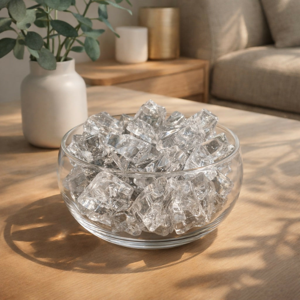 Clear Decorative Crystal Stones for Vases & Home DÃ©cor