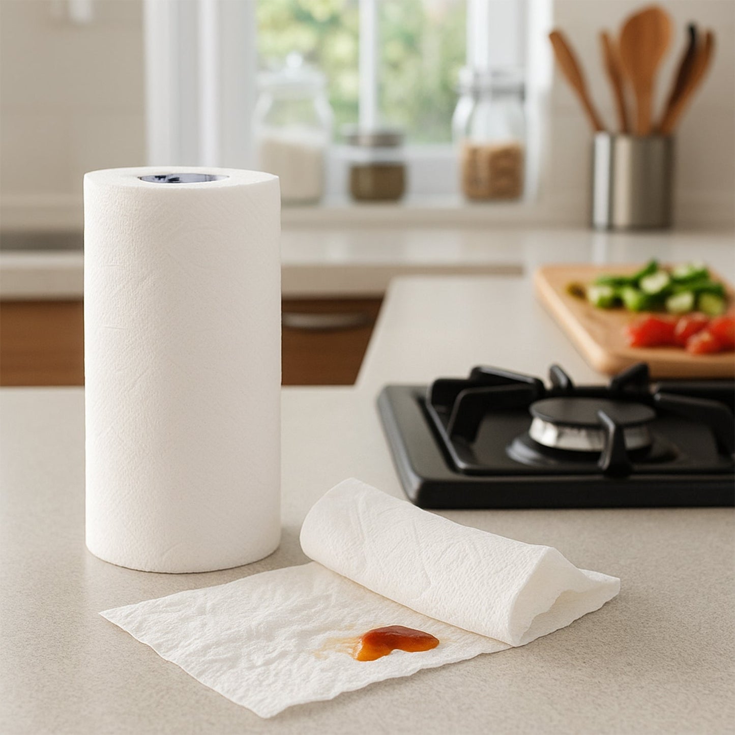 Freshee Kitchen Paper Towel Roll - 60 Sheets (21.5 Ã— 22 cm Each)