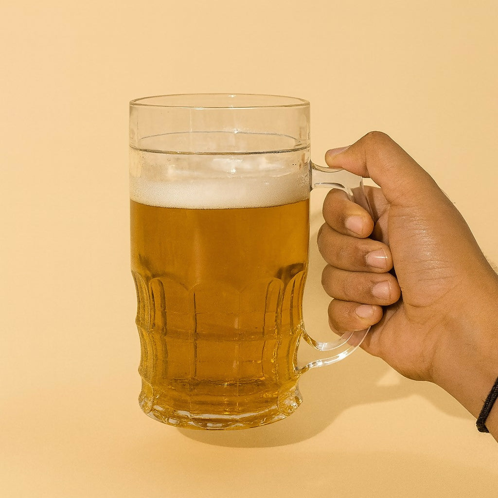 Premium Beer Mug Glass with Handle