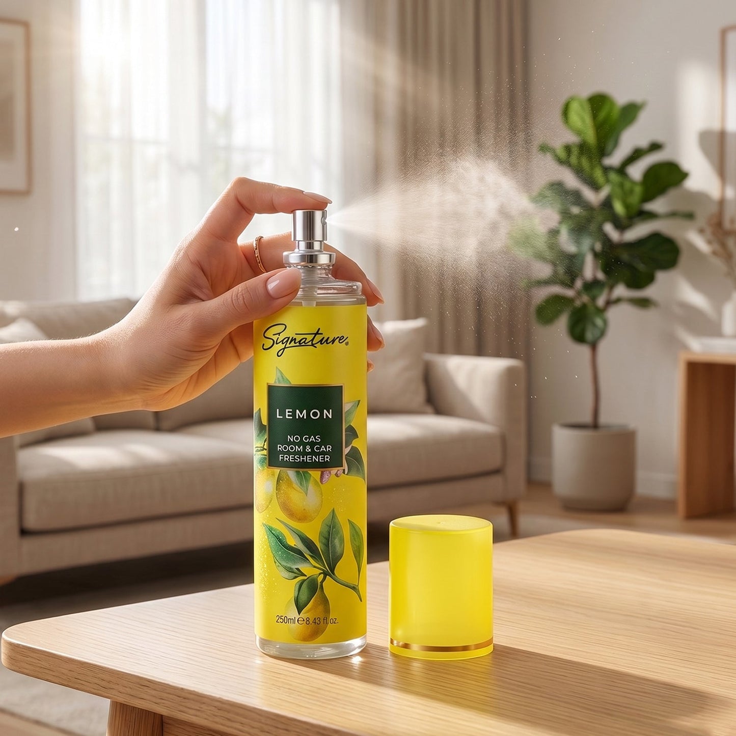 Signature Lemon Room & Car Freshener Spray 250 ML