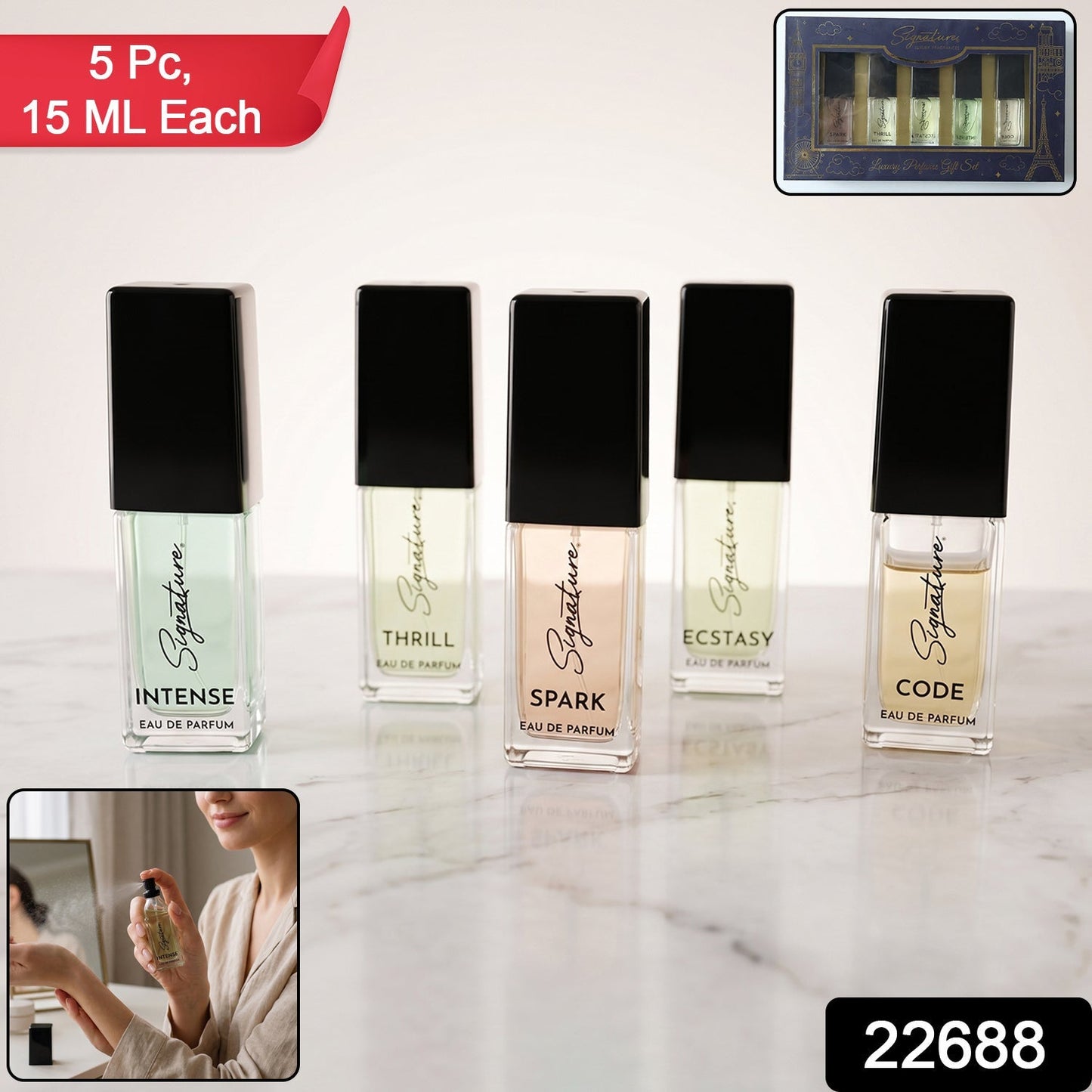 Best Luxury Perfume Gift Set - 5 Perfume Gift for Men & Women
