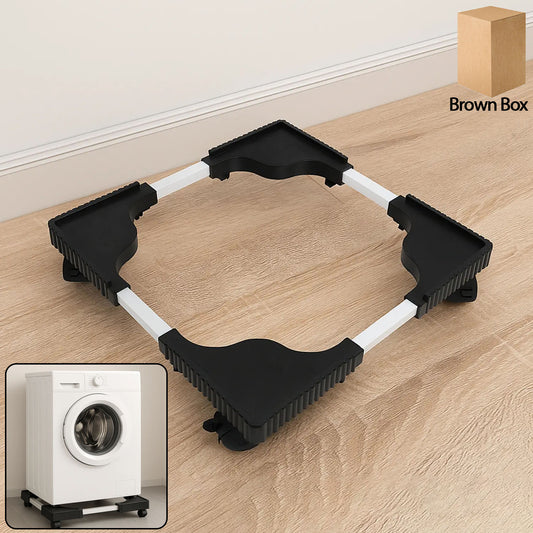 Adjustable Washing Machine & Refrigerator Stand (67Ã—67 cm ,1 Pc)