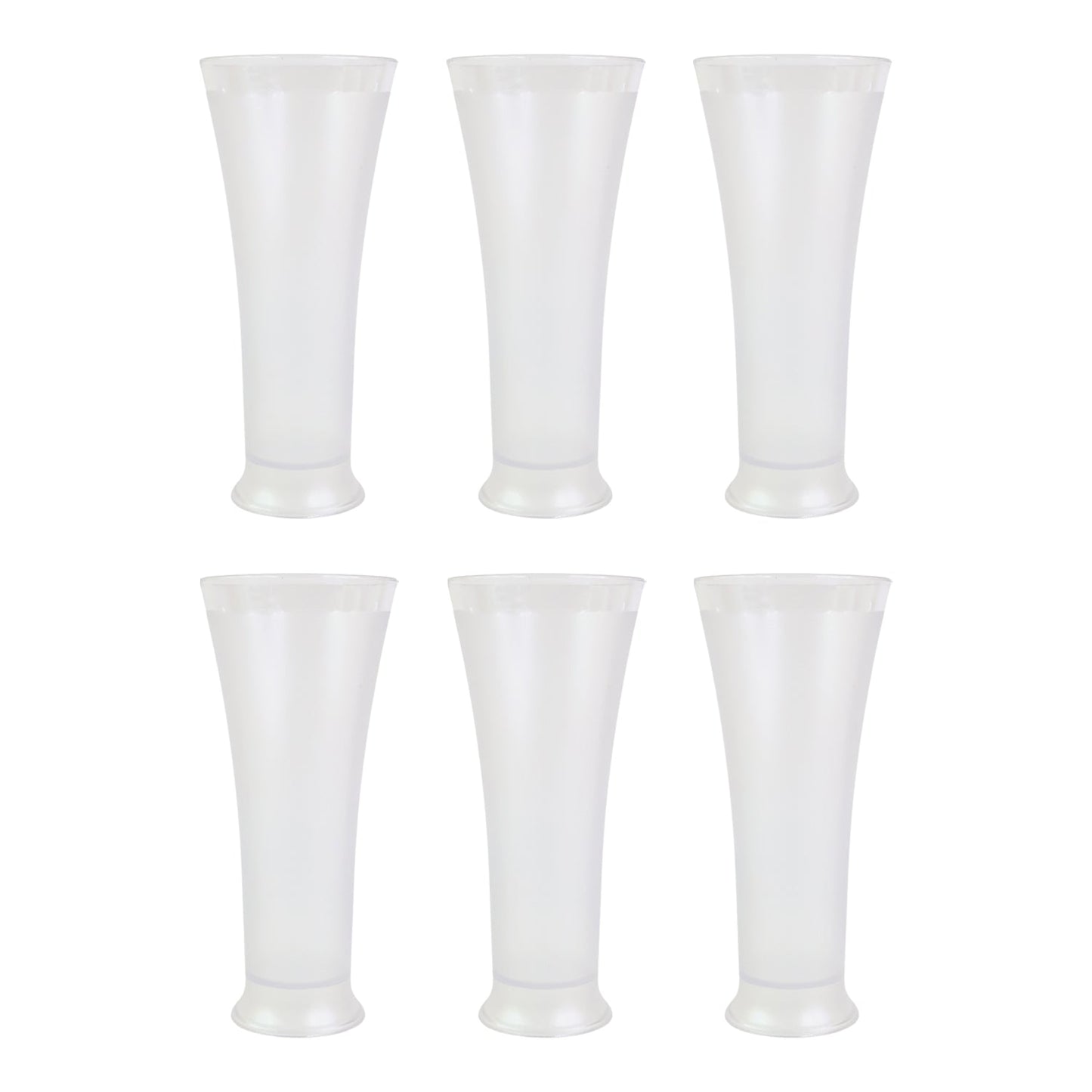 Supermom Plastic Faluda Matt Glass Set (300ML / 6 Pc)