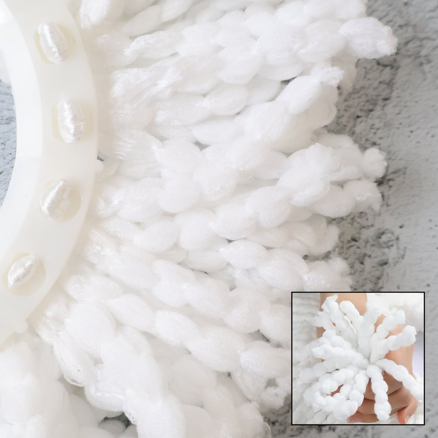 Microfiber Spin Mop Refill Head 360Â° Rotating Mop (5 Pc)