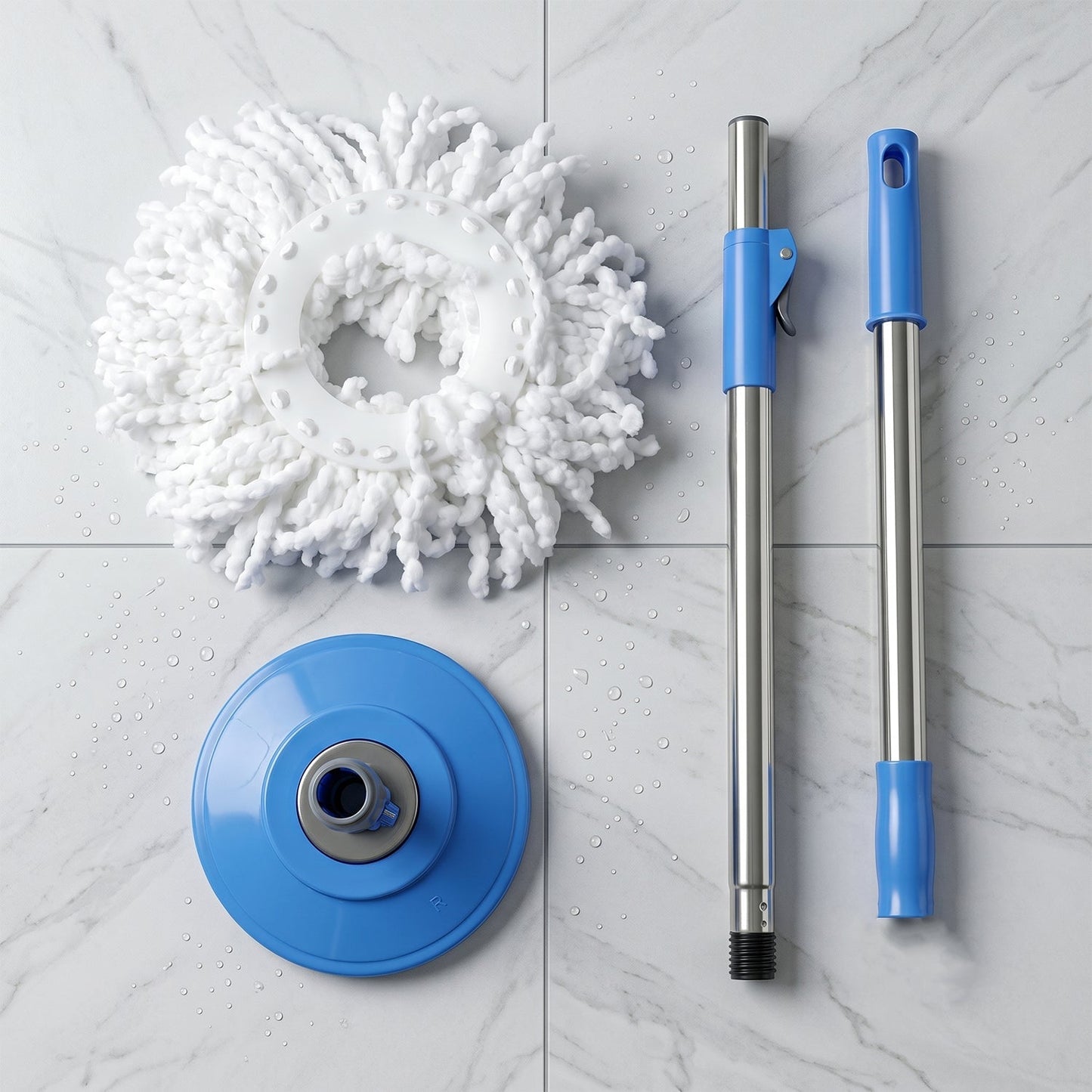 Best 360 Rotate Stainless Steel Handle Spin Mop Set for Floor