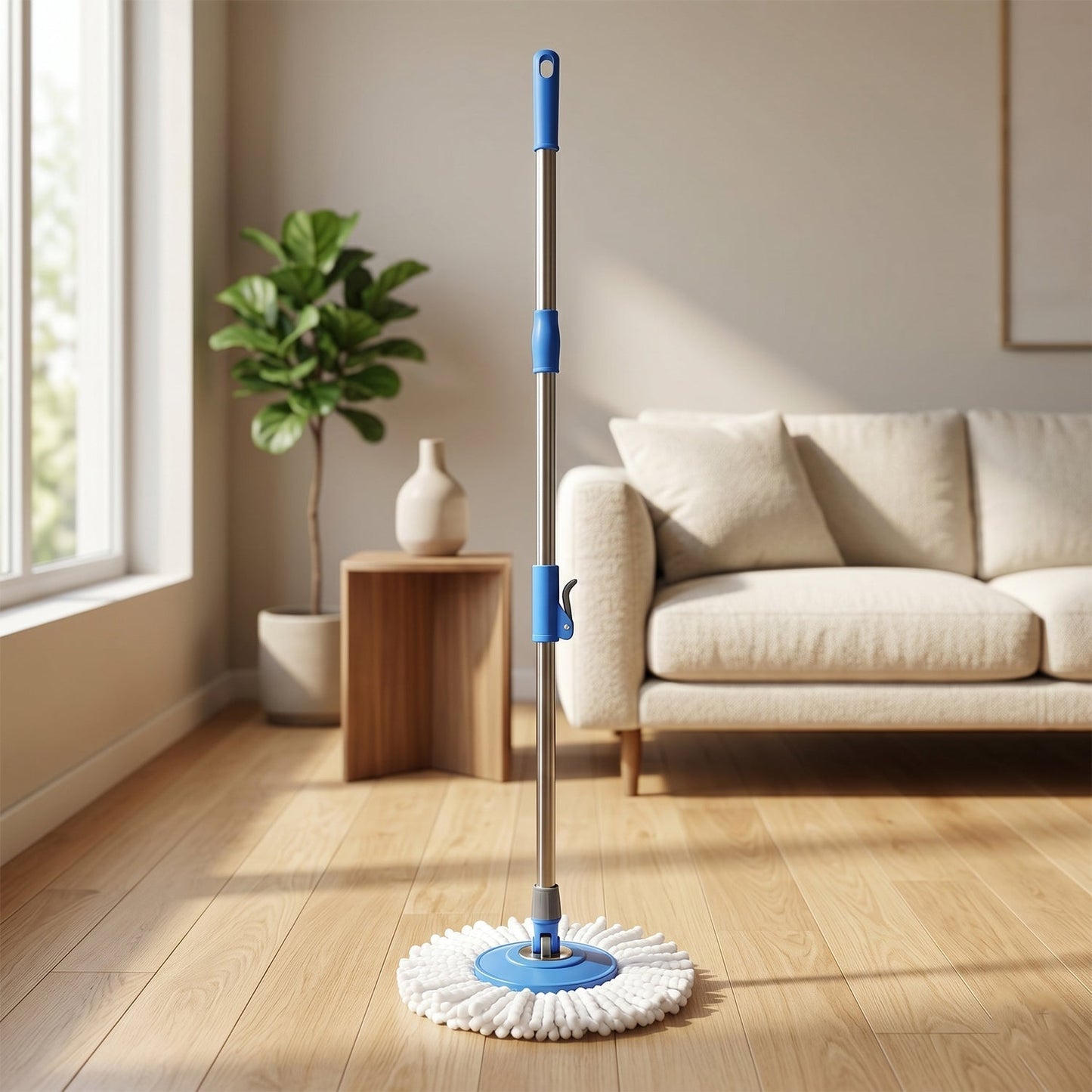 Best 360 Rotate Stainless Steel Handle Spin Mop Set for Floor