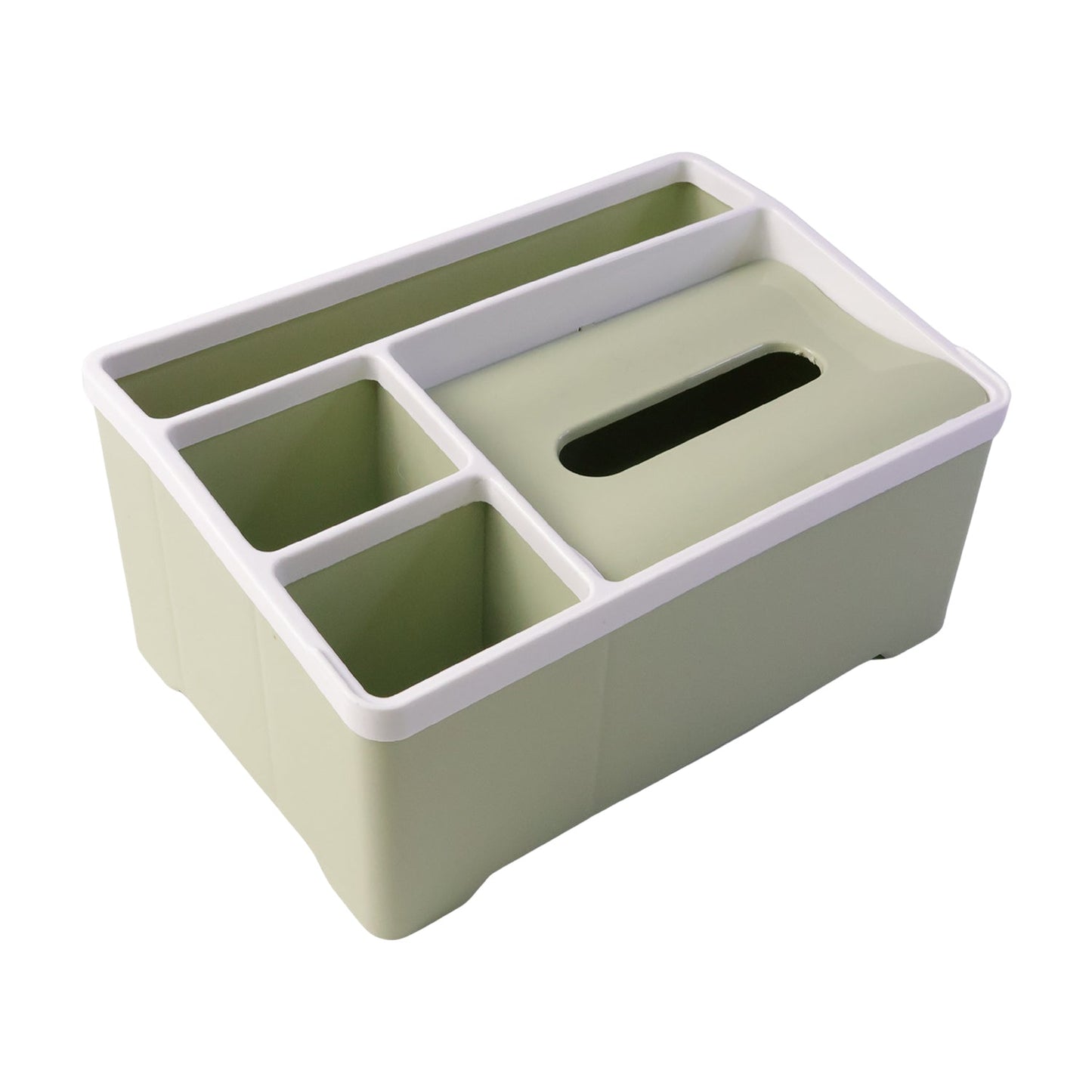 Multipurpose Plastic Storage Organizer Box with Compartments (1 Pc)