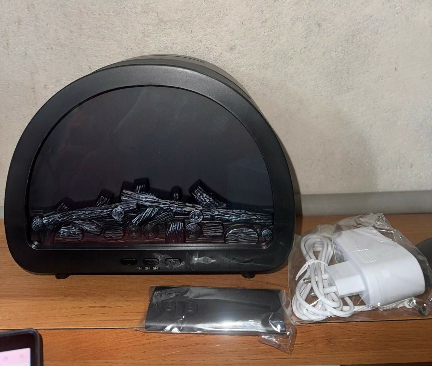LED Flame Fireplace Humidifier with Remote | Realistic Fire Effect | Home Decor
