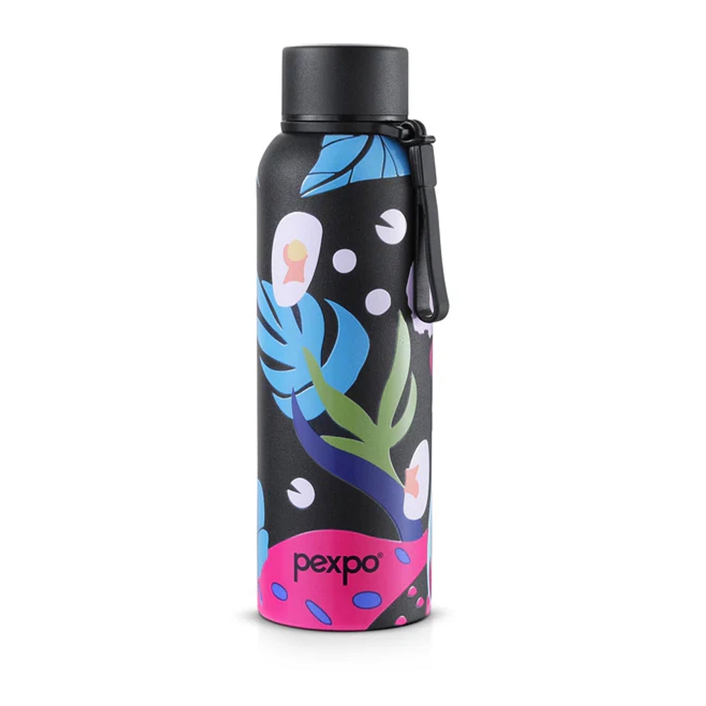 Pexpo Stainless Steel Printed Water Bottle 700 ML Approx (1 Pc)