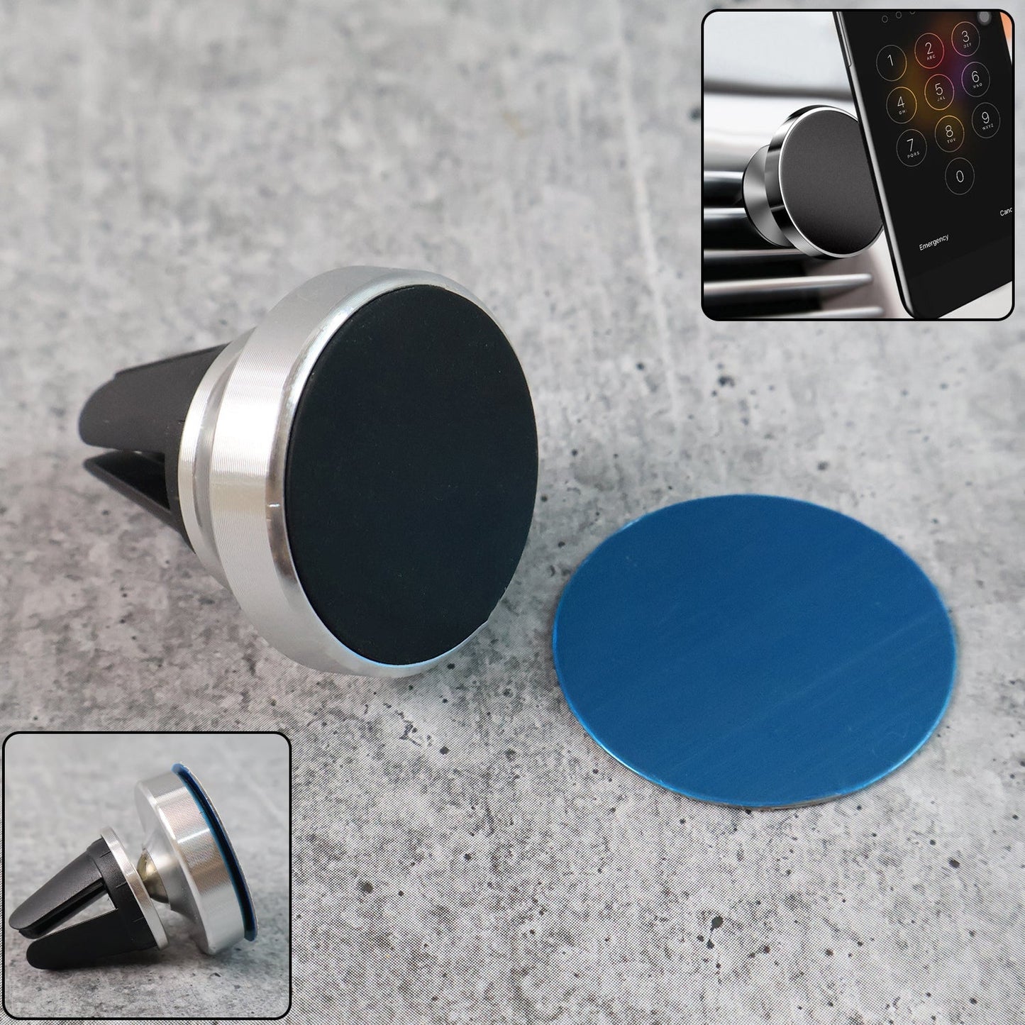 360Â° Rotating Magnetic Phone Holder Stand (1 Pc)