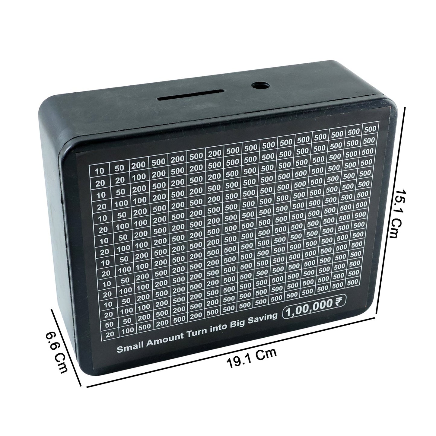Reusable Money Saving Piggy Bank with Black Gel Pen (15 Ã— 19 cm, 1 Pc)