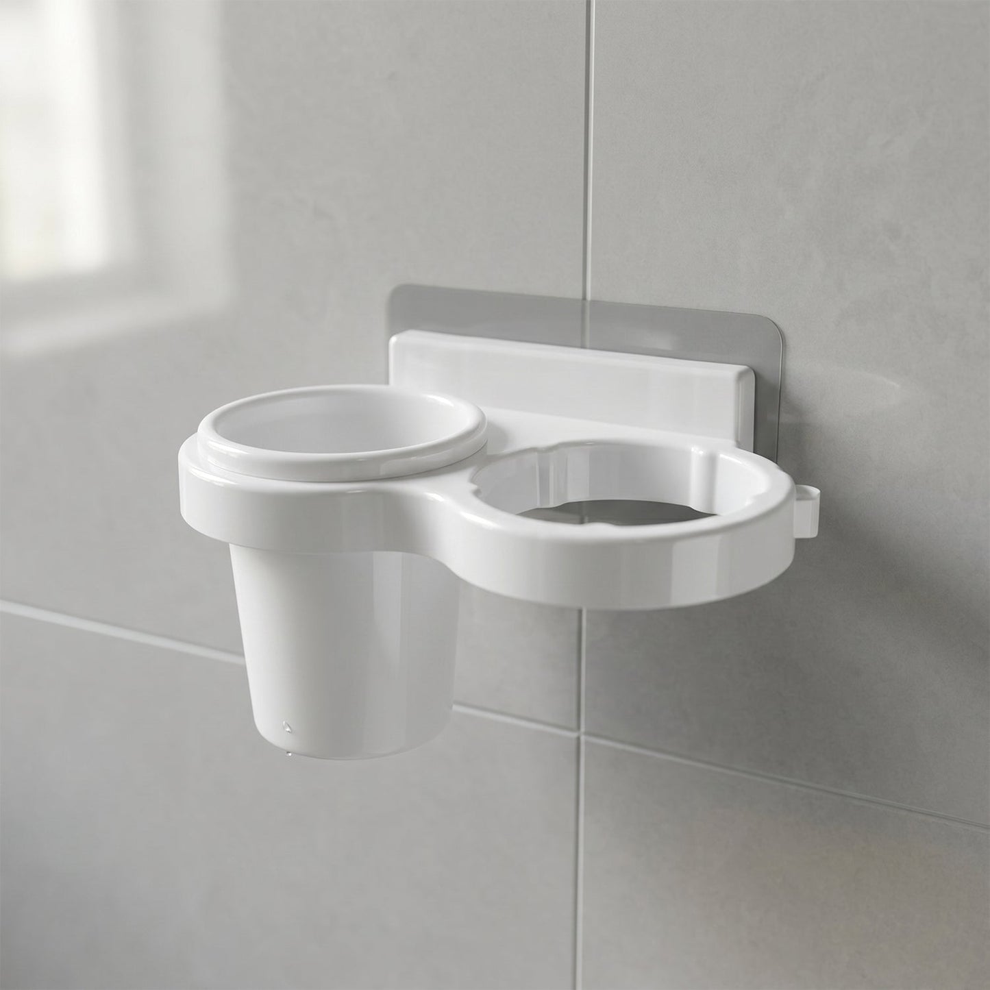 Wall Mounted Toothbrush Holder Set (1 Set)