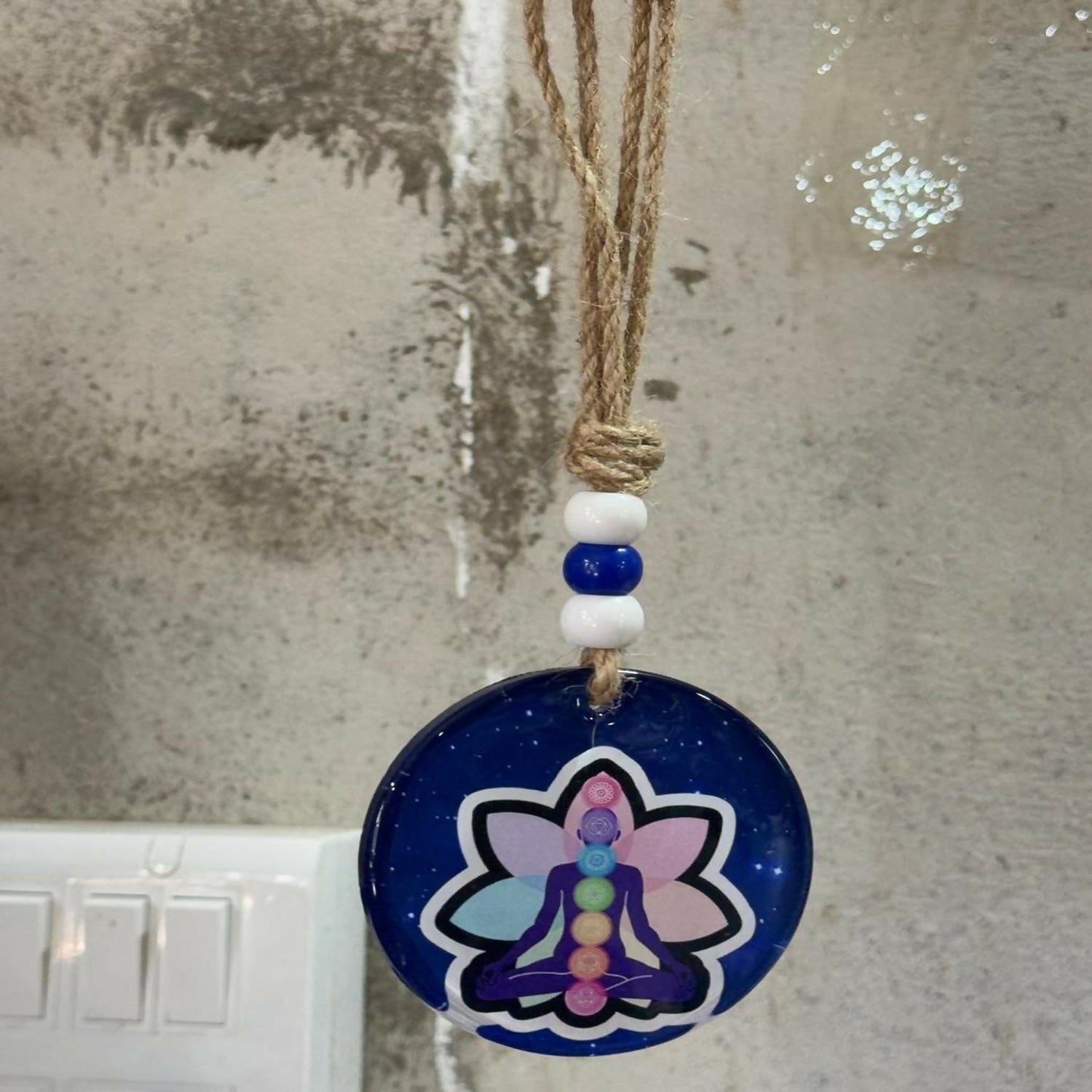Set of 2 Hanging Wall & Car Decorative Ornaments