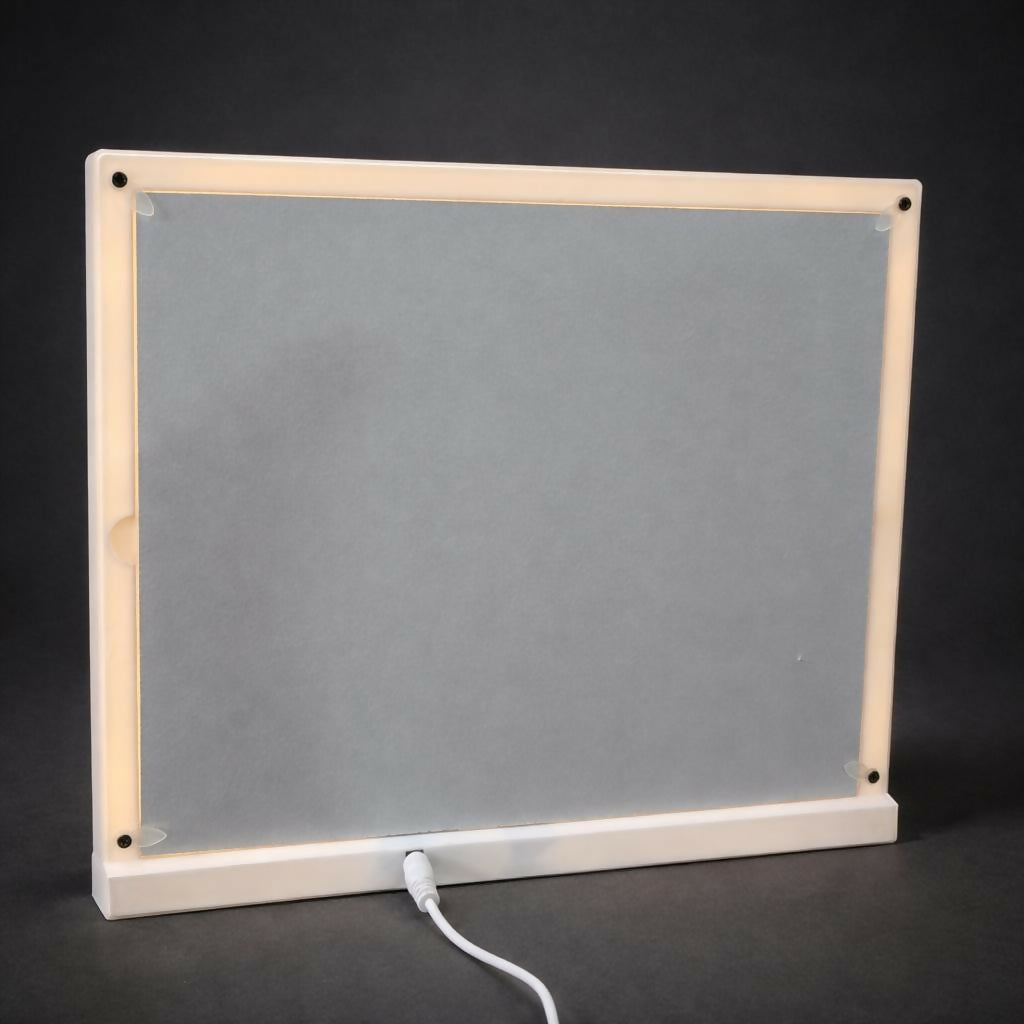 White LED Photo Frame Collage 4 Photo Display Light Decorative Frame