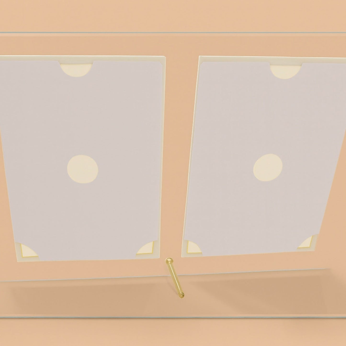 Double Photo Frame with Glass Stand for Table, Home DÃ©cor & Gifting
