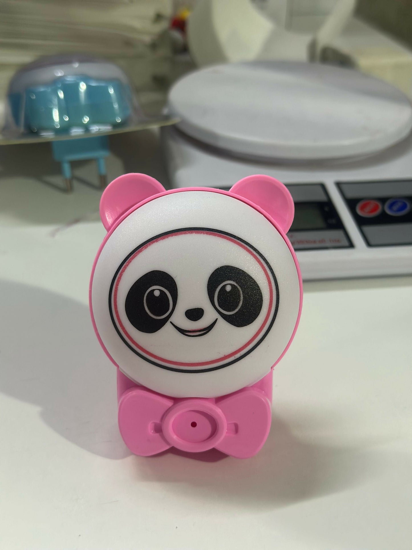 Panda Shape Plug-In LED Night Lamp for Kids Room, Bedroom & Nursery(COLOR MAY VARY)