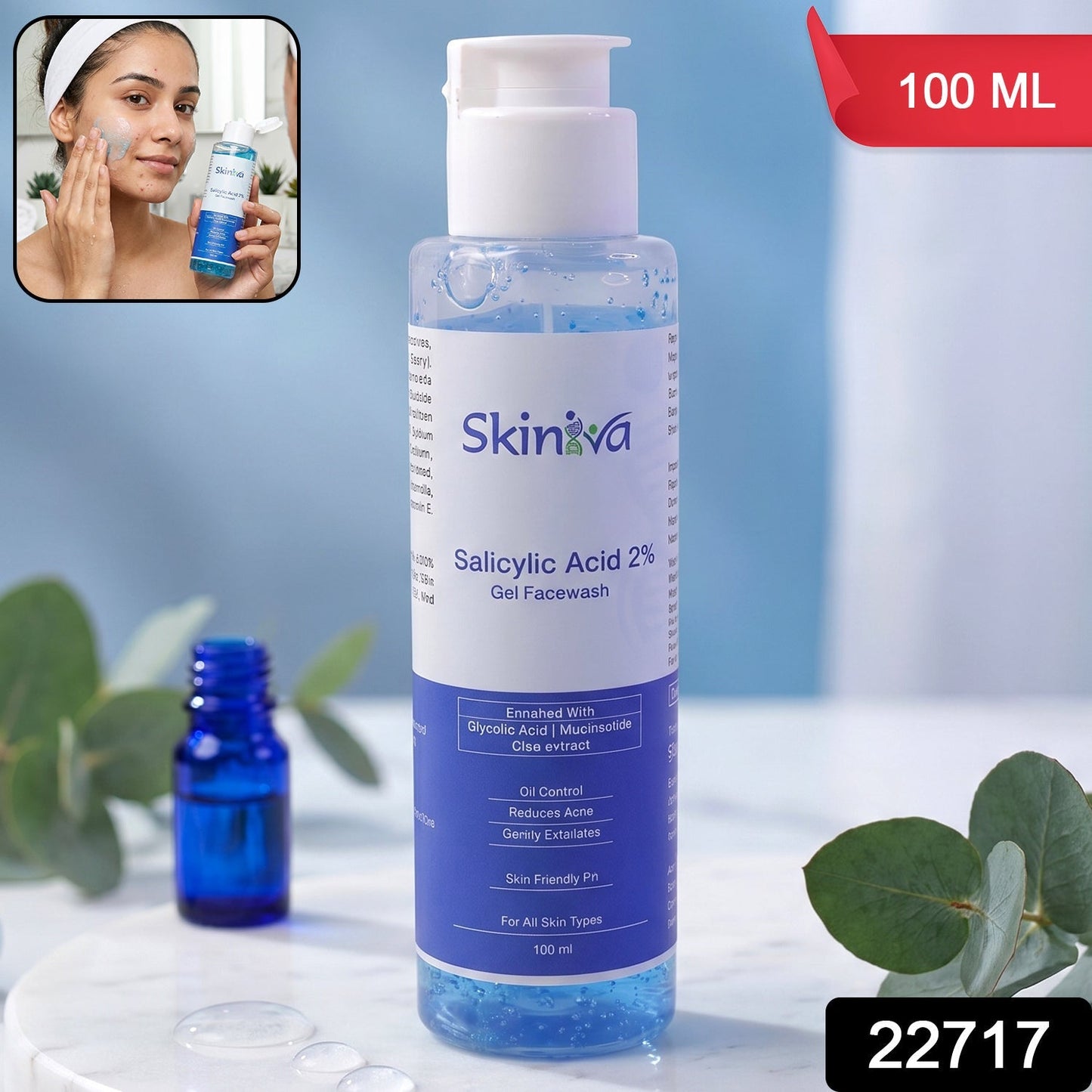 Advanced 2% Salicylic Acid Gel Facewash for Acne & Oily Skin