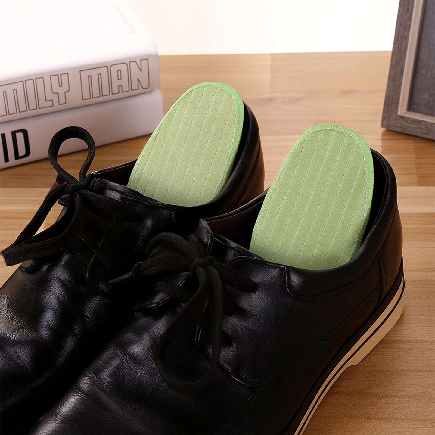 Premium Comfort Shoe Insoles for Daily Foot Support Size 45 (1 Pair / Mix Design)
