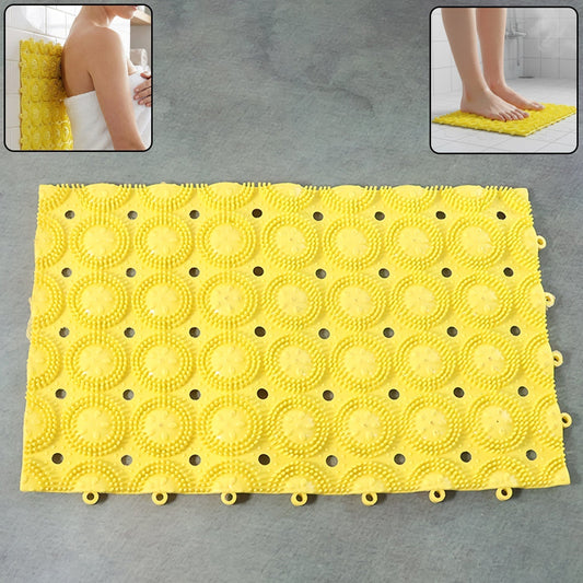 Multipurpose Anti-Slip Bathroom Massage Mat with Suction Cups (33 Ã— 21 cm)
