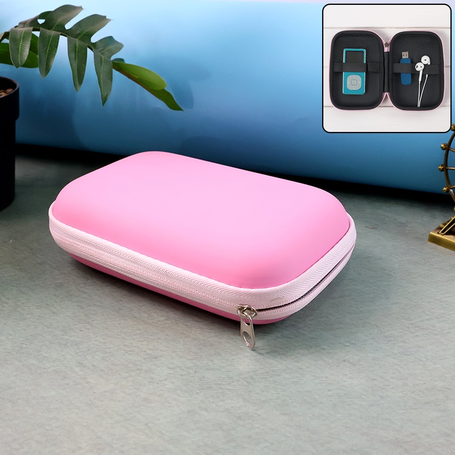 Multipurpose Hard Shell Travel Storage Case (1 Pc)