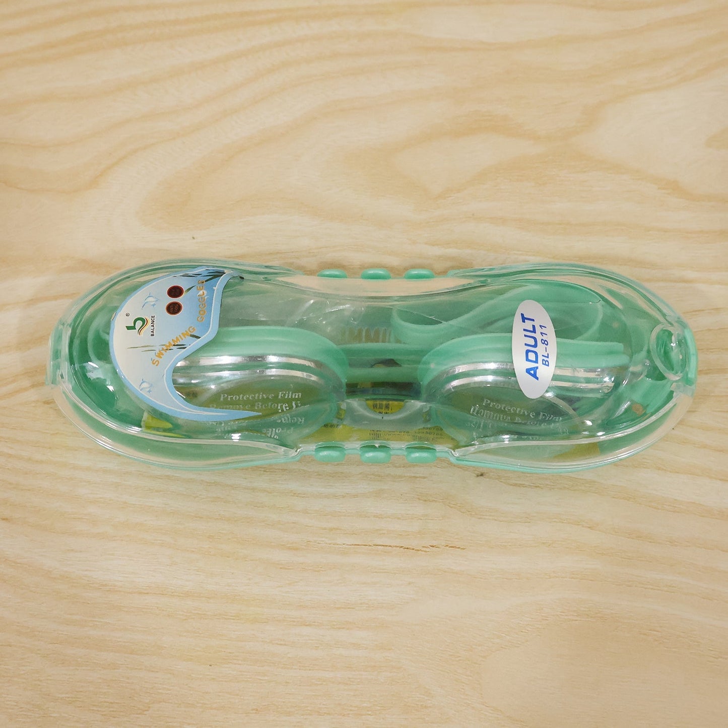 Kids Anti-Fog Swimming Goggles with Adjustable Strap and Leak-Proof Design – 1 Pc
