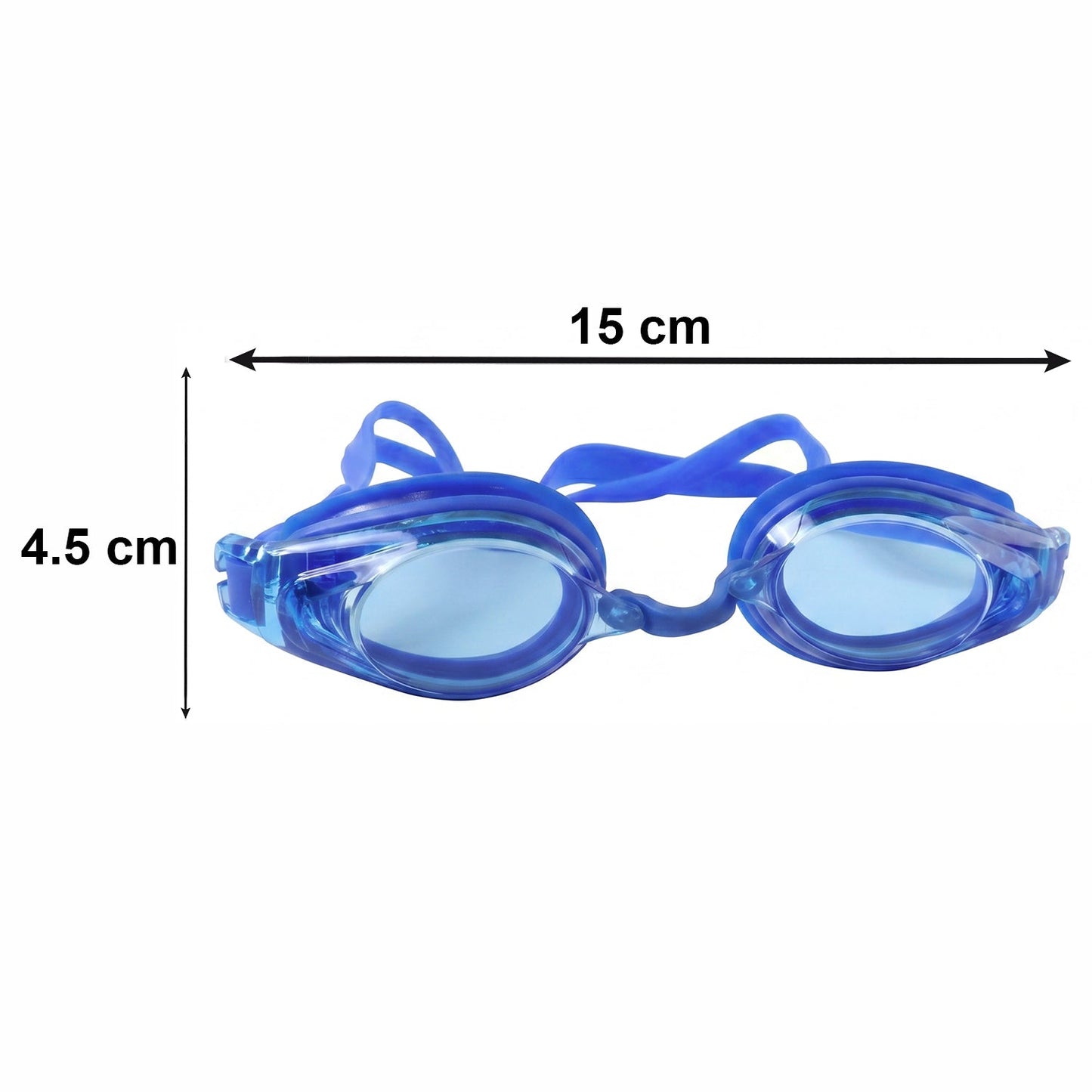 Kids Durable Swimming Goggles with Soft Cushion Seal and Adjustable Head Strap  – 1 Pc