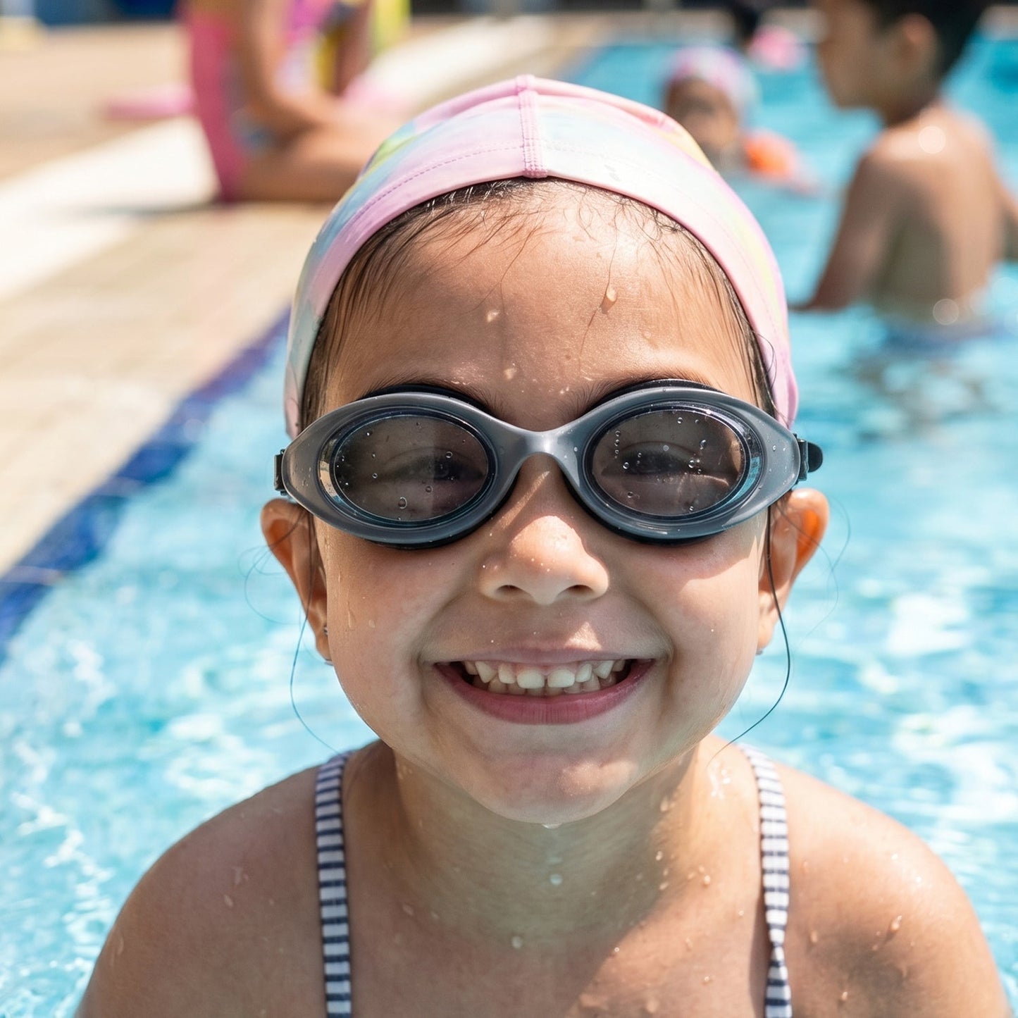 Kids UV Protection Swimming Goggles with Anti-Fog Lens and Comfortable Fit – 1 Pc