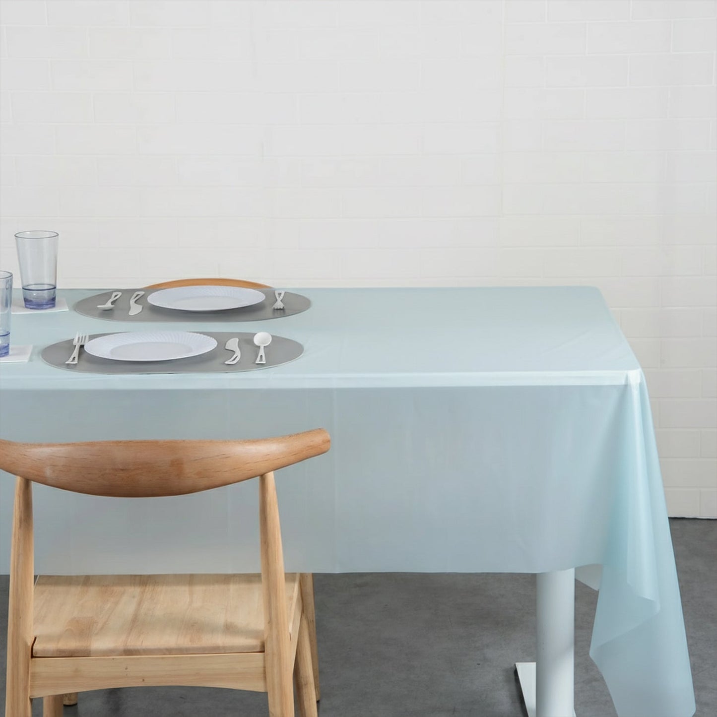 Waterproof Disposable Plastic Table Cover 137 Ã— 183 cm