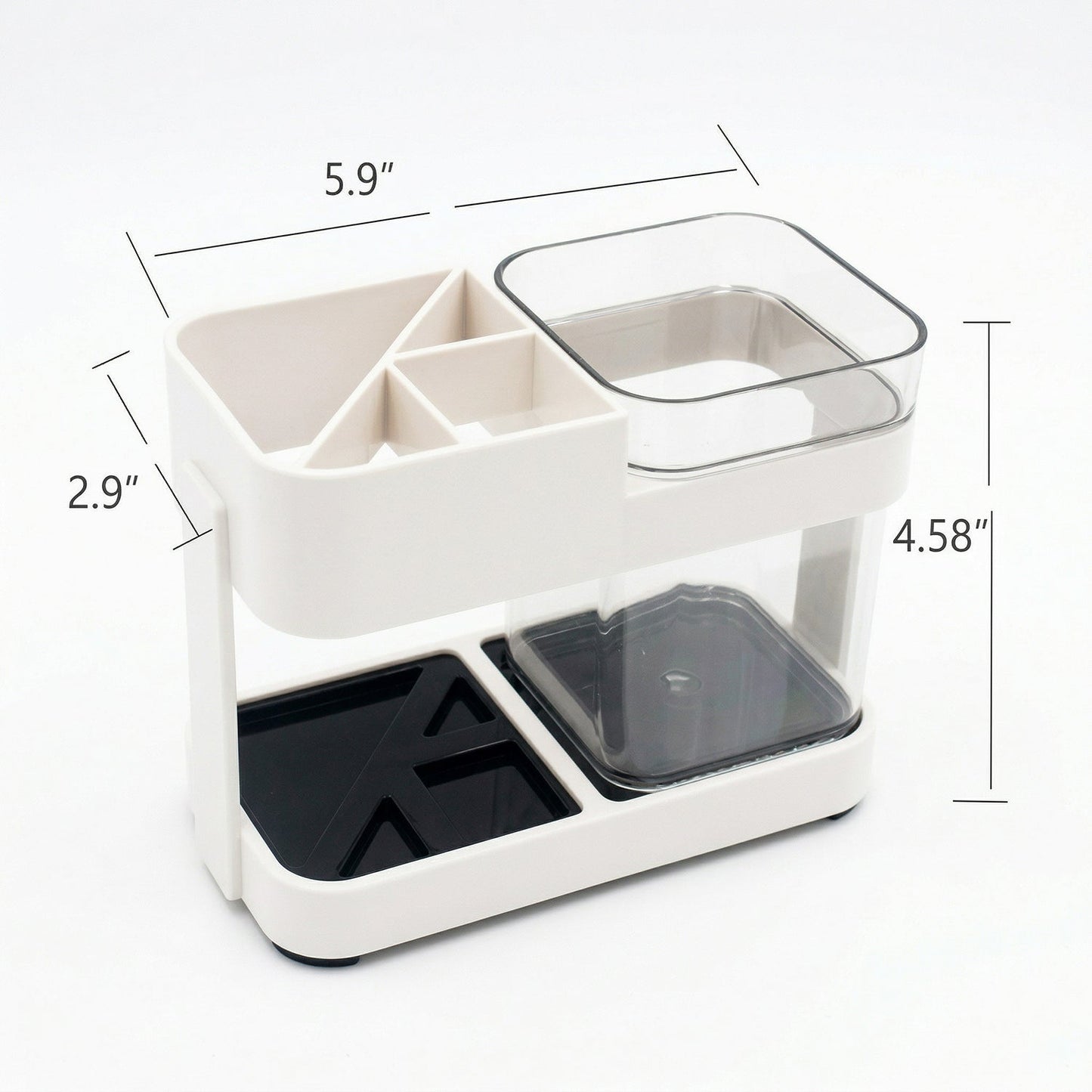 Multipurpose Toothbrush & Toothpaste Stand Holder (1 Set)