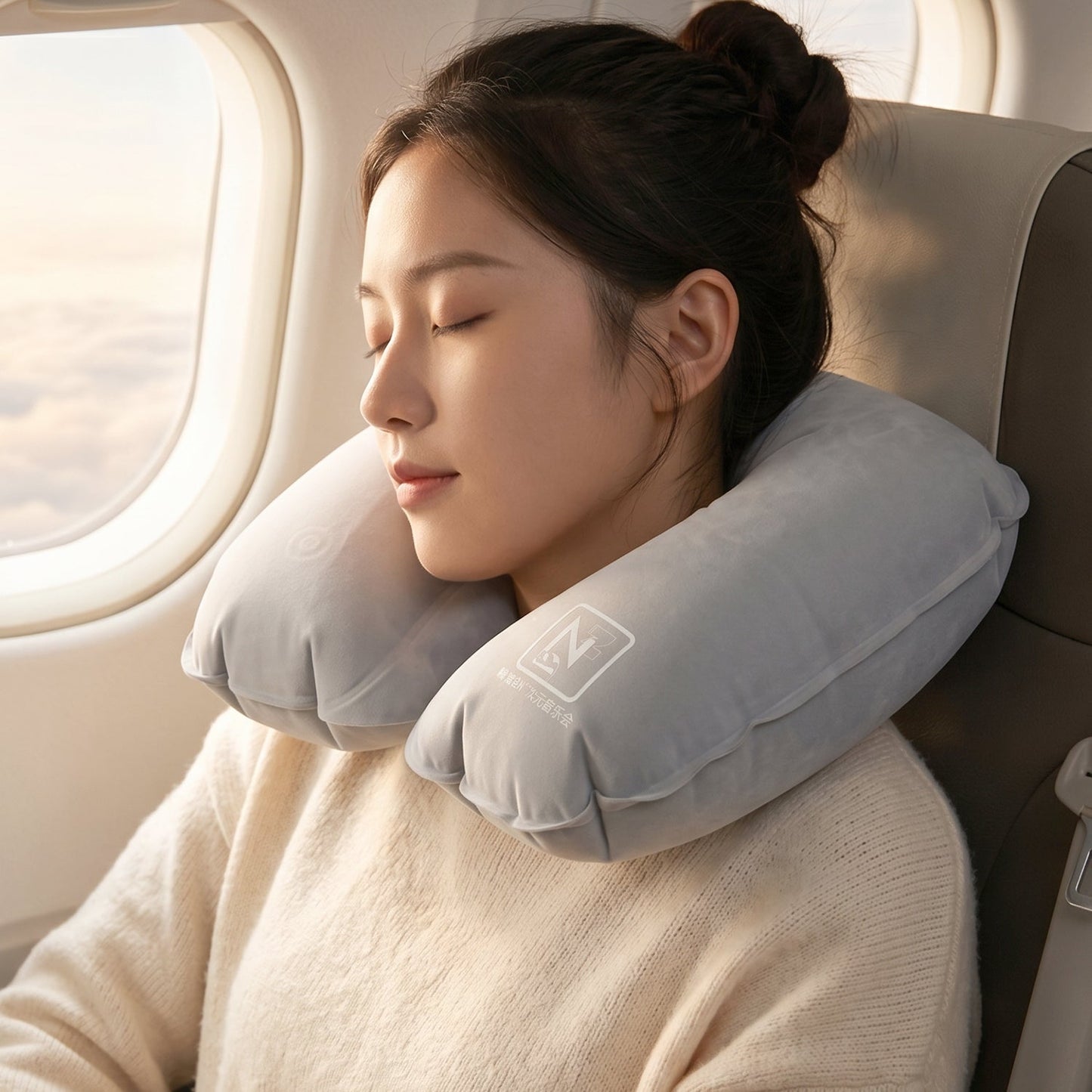 Best Travel Kit for Men & Women: Neck Pillow, Eye Mask & Earplugs