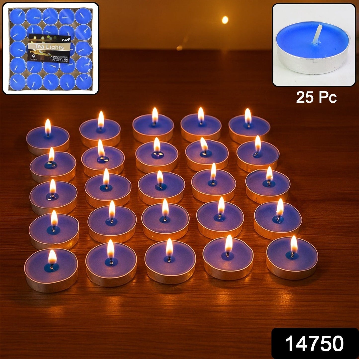 Mix Color Scented Tea Light Candles (25 Pc / Set)