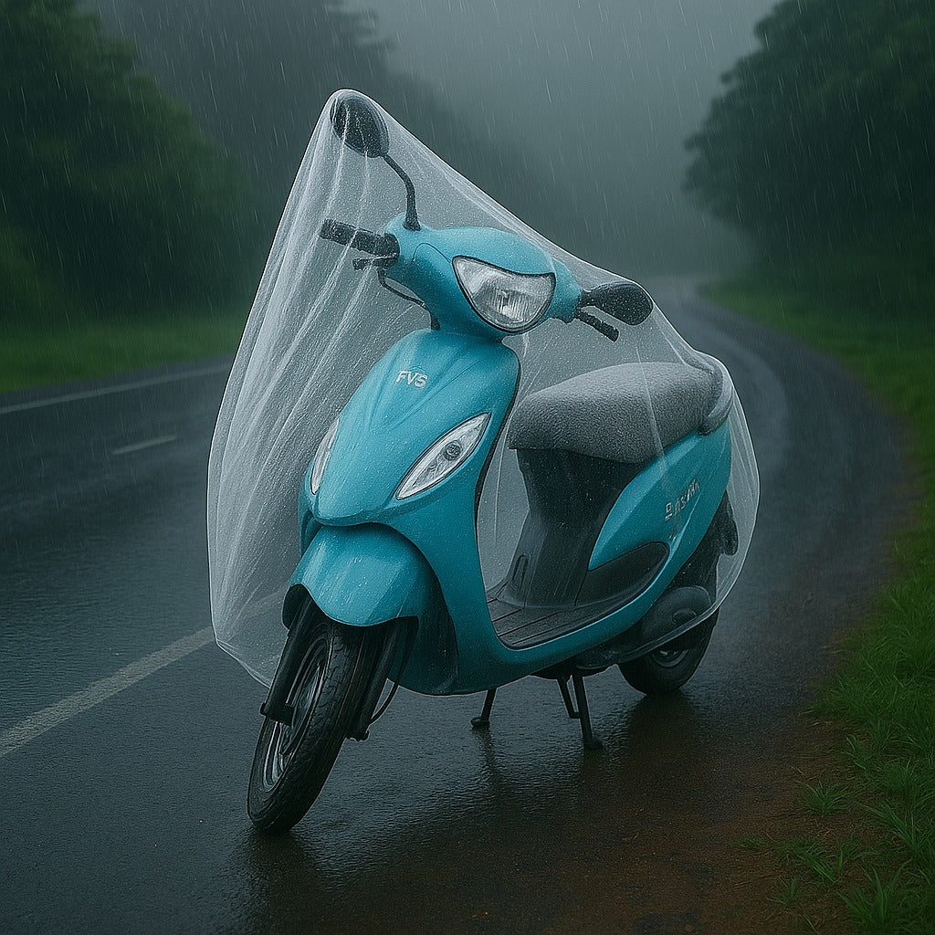 Small Plastic Activa Cover (1 Pc / 220 Cm Long Adjustable)