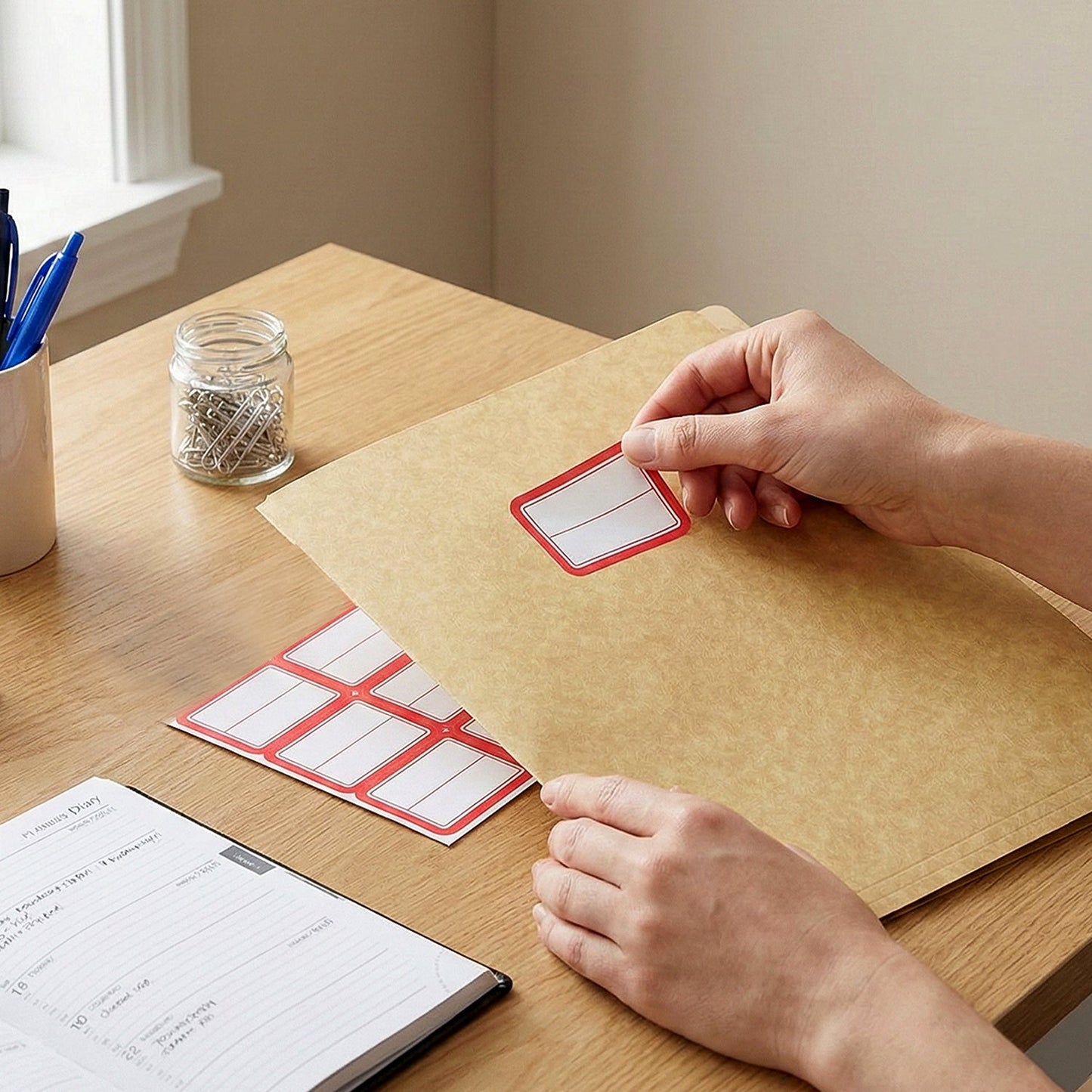 Writable Label Stickers â€“ 50 Sheets