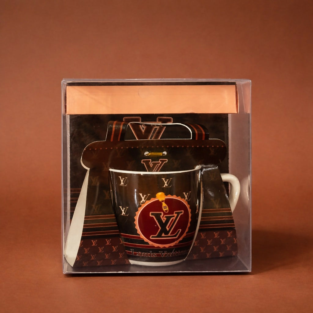 Premium Printed Ceramic Coffee Mug with Gift Box Set