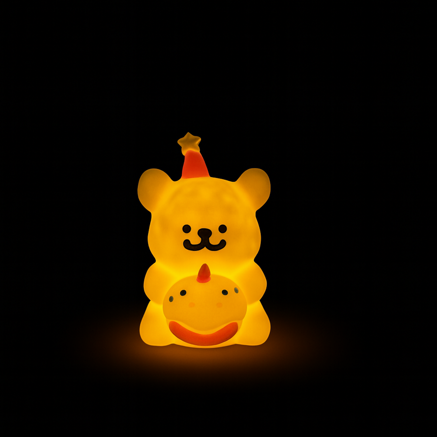 Cute Bear Holding Cake Mini Figurine â€“ Adorable Kidsâ€™ Desk & Room Decoration