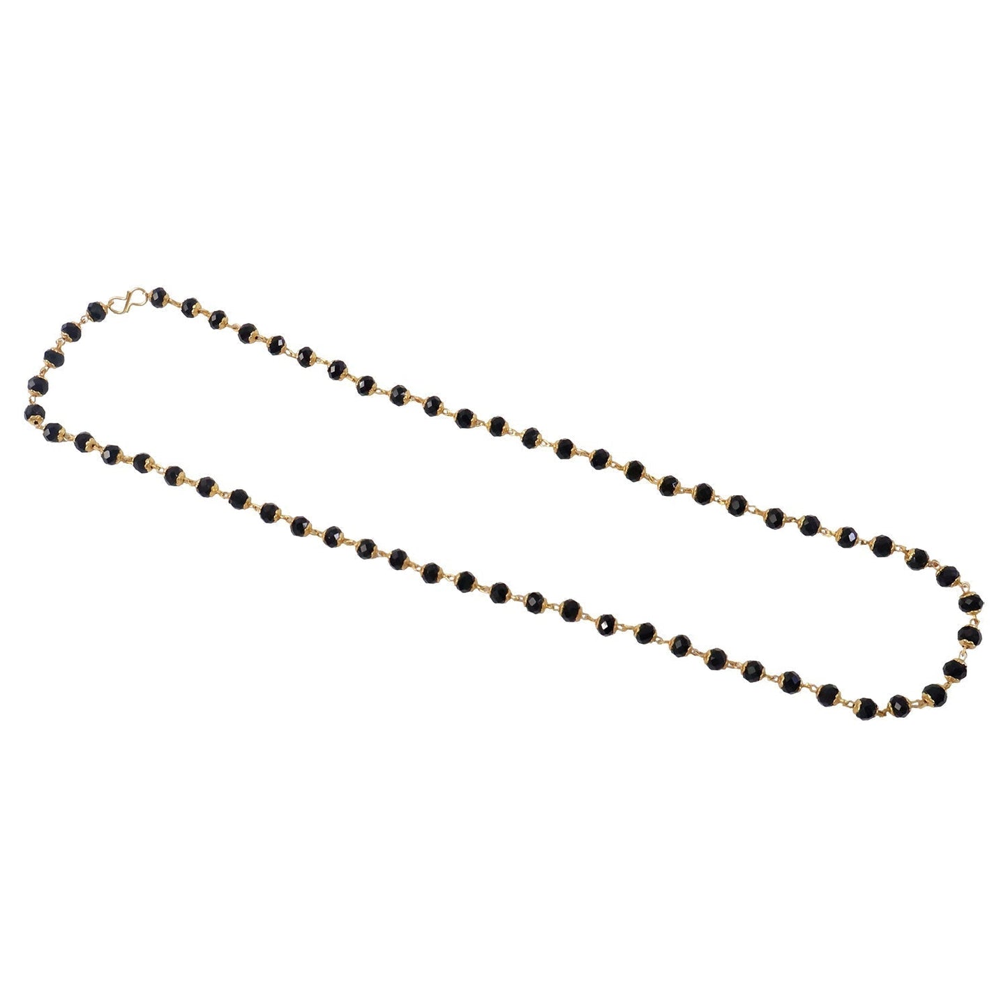 Traditional Black Beads Mangalsutra Style Necklace for Women (1 pc)