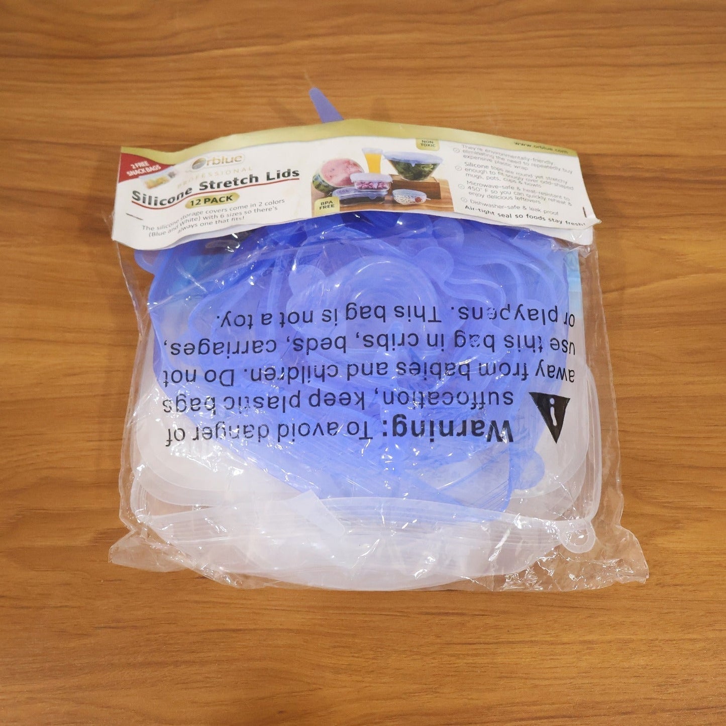 12 Peace Reusable Stretch Lids Set with 2 Storage Pouches â€“ Flexible Food Cover Lids